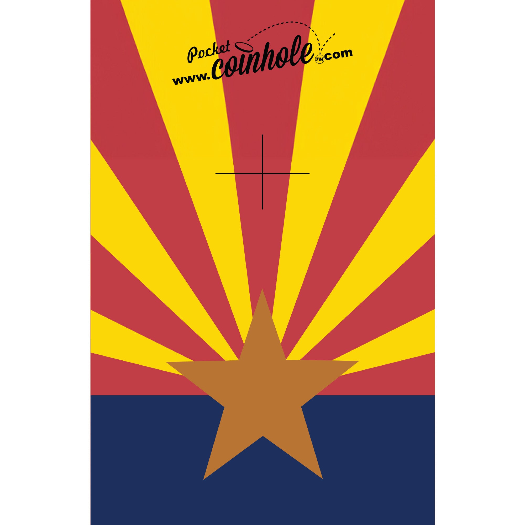 Arizona State Flag Coinhole®