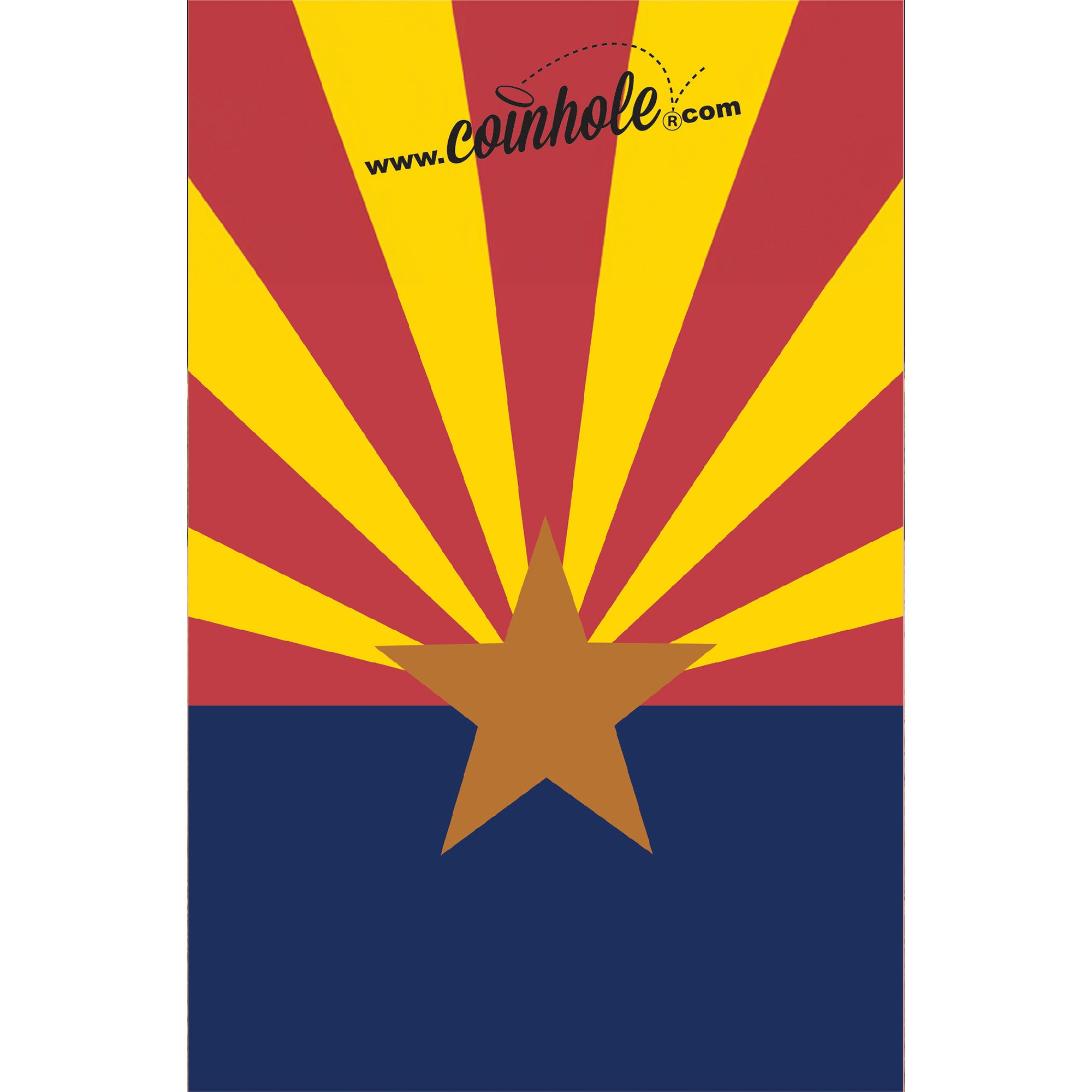 Arizona State Flag Coinhole®
