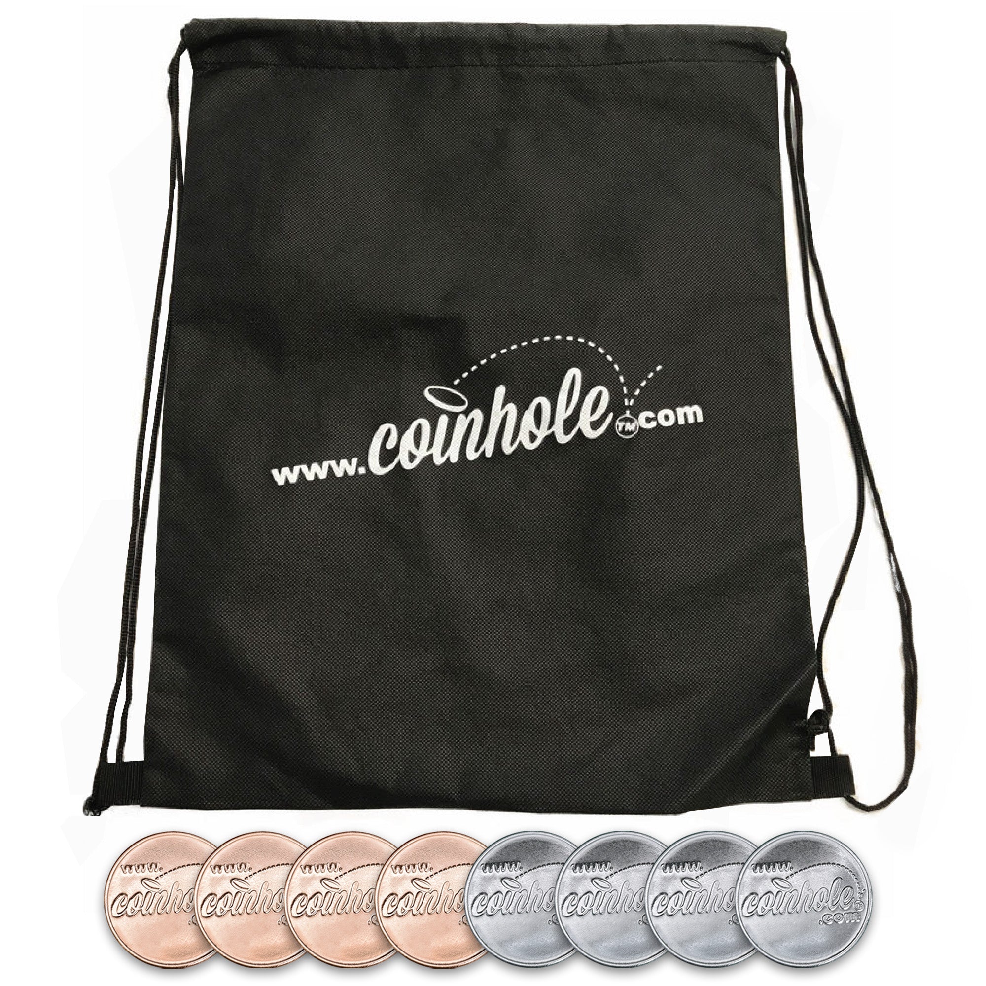 Coinhole® Essentials Pack - Carry Bag with 8 Coins