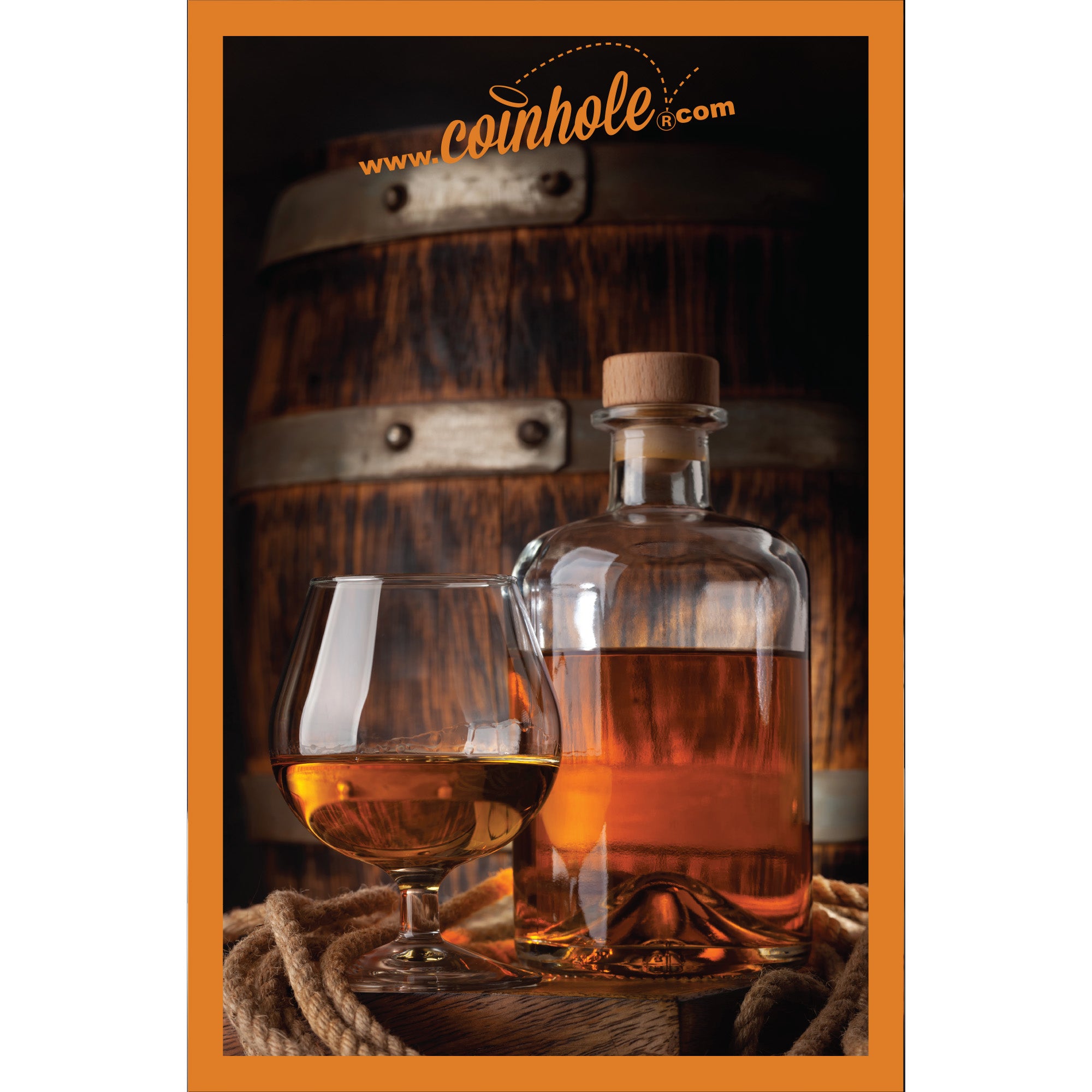 Bourbon/Whiskey Drinker Coinhole®