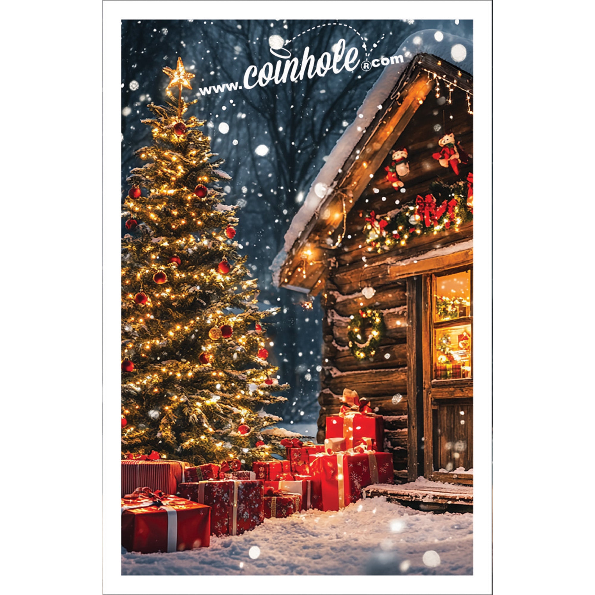 Christmas Cottage Coinhole®