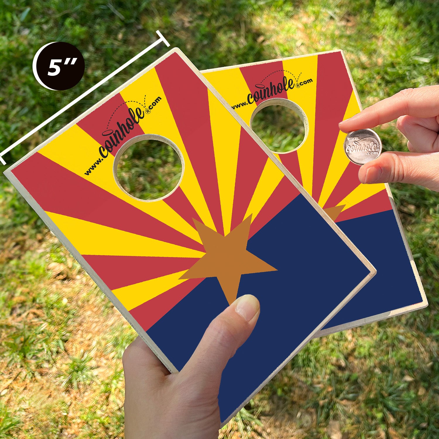 Arizona State Flag Coinhole®