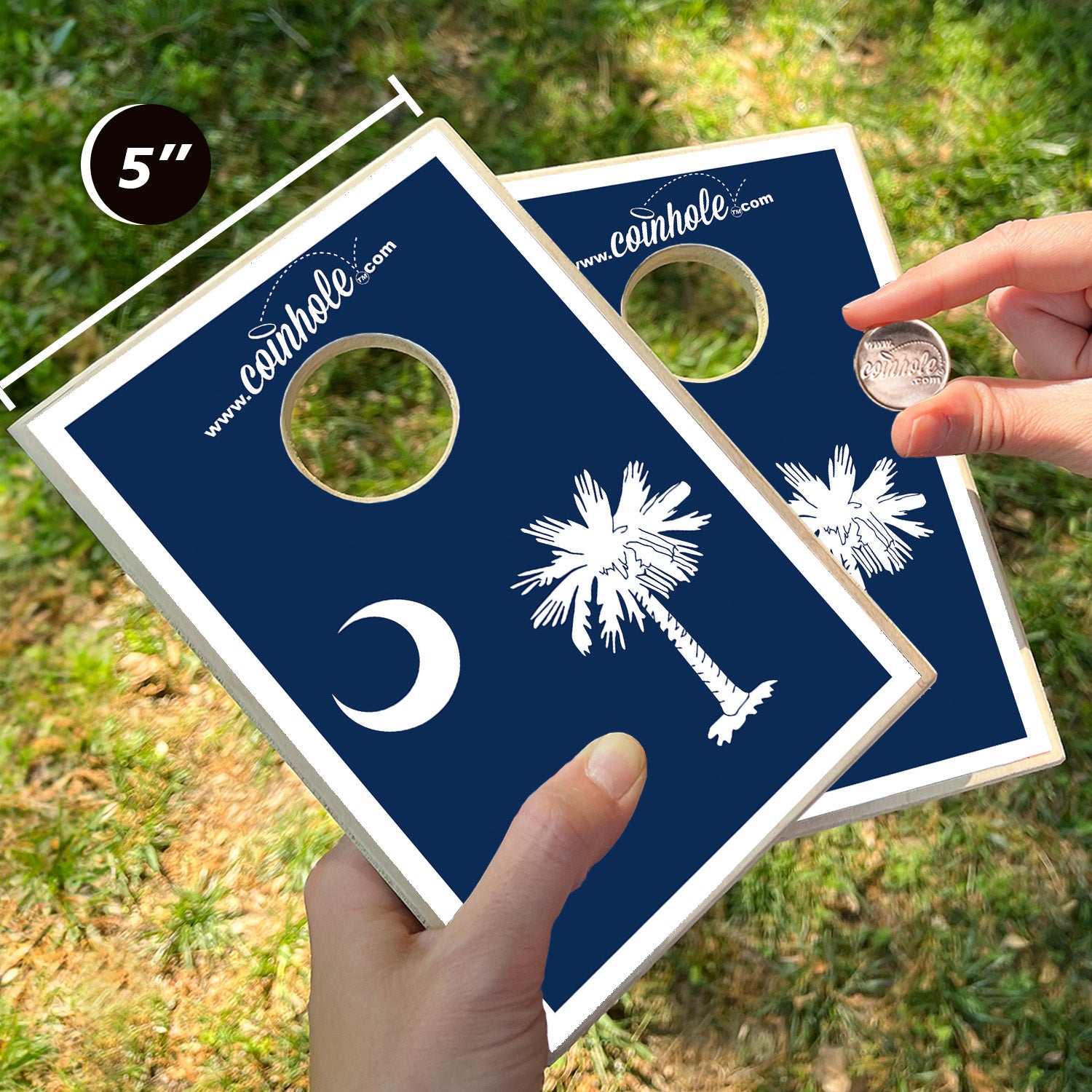 South Carolina Flag Coinhole®