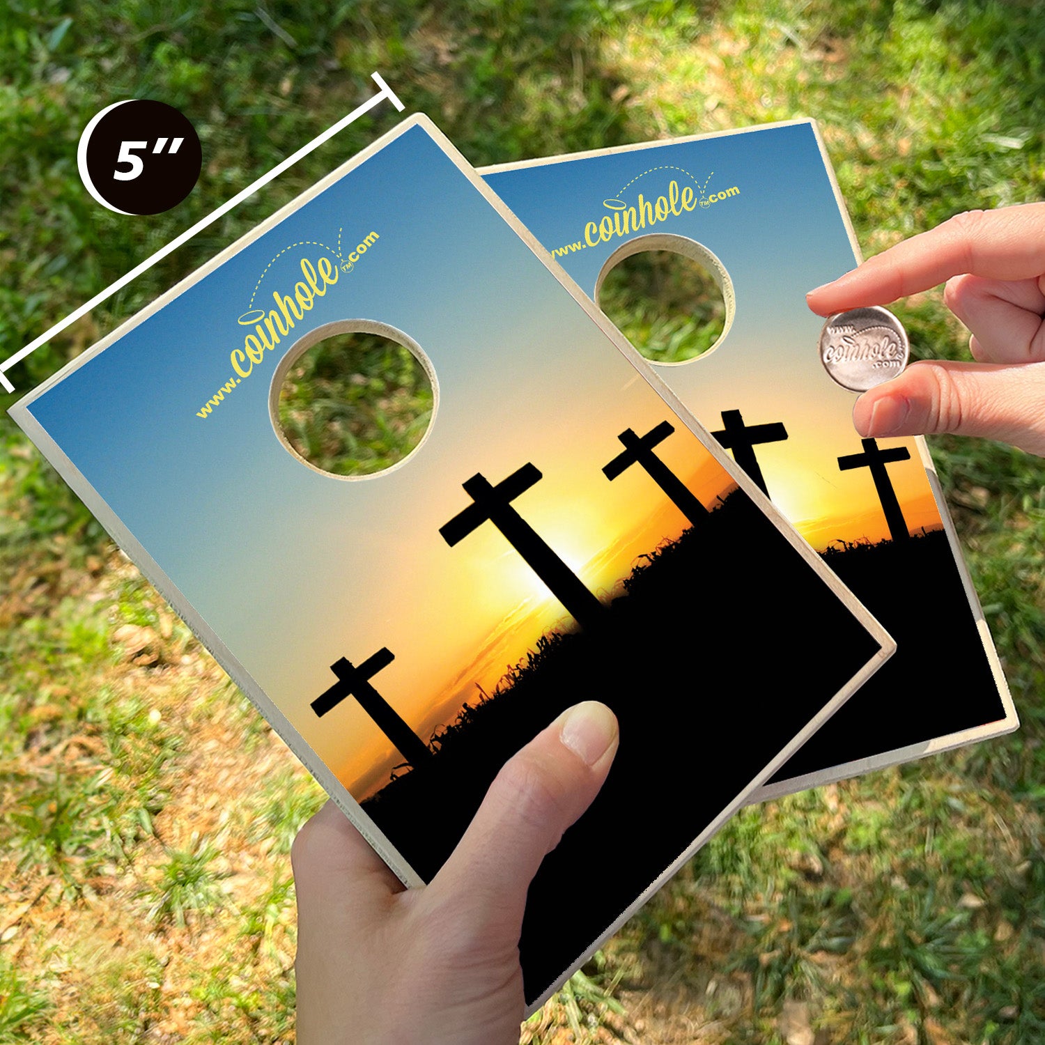 Three Crosses Coinhole®
