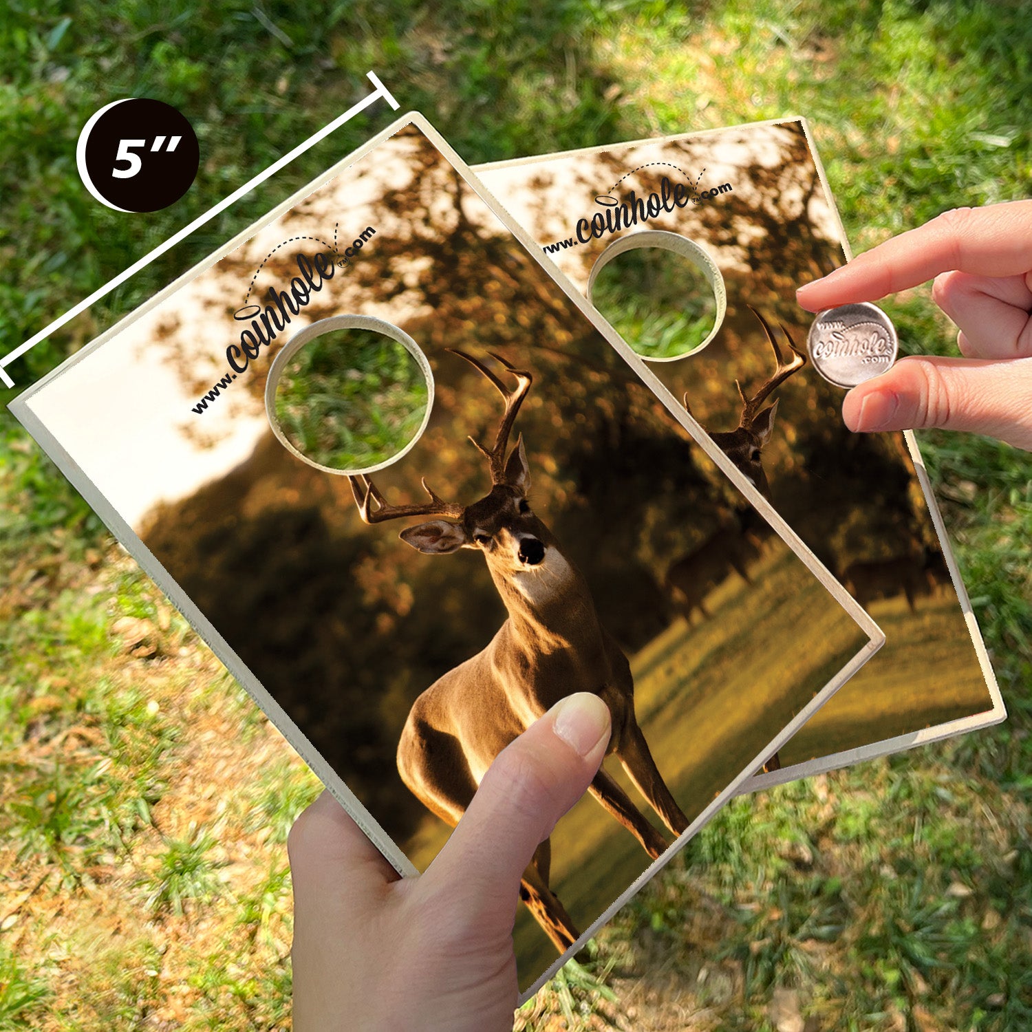 White Tail Deer Coinhole®