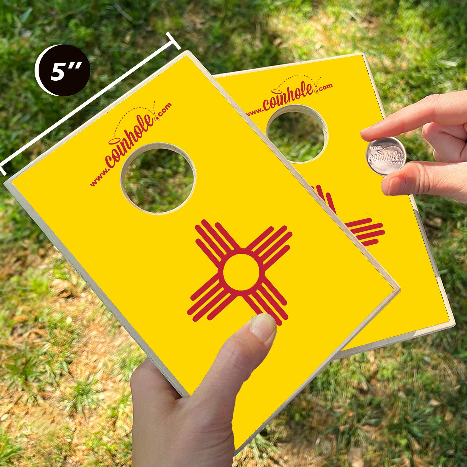 New Mexico State Flag Coinhole®