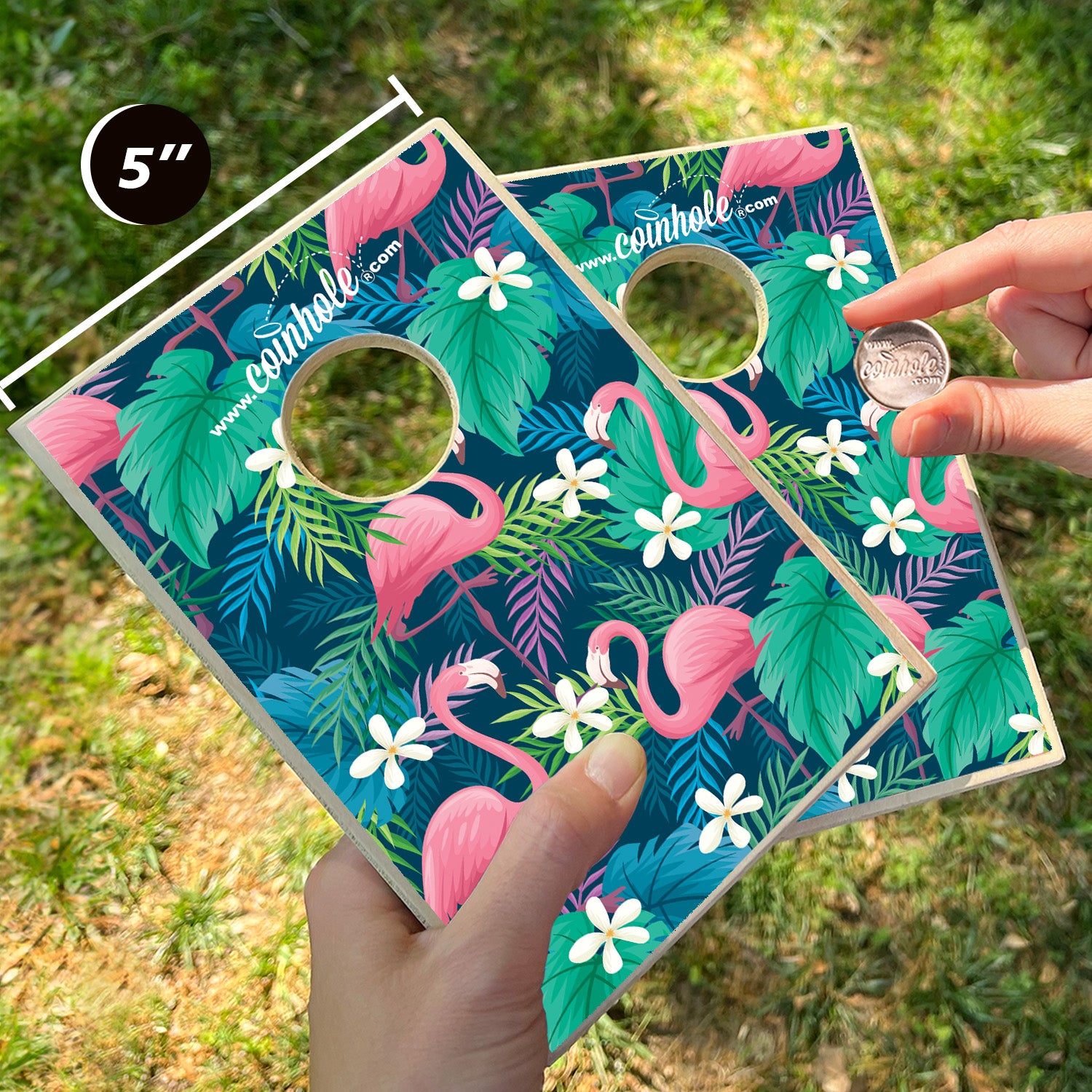 Tropical Flamingo Coinhole®