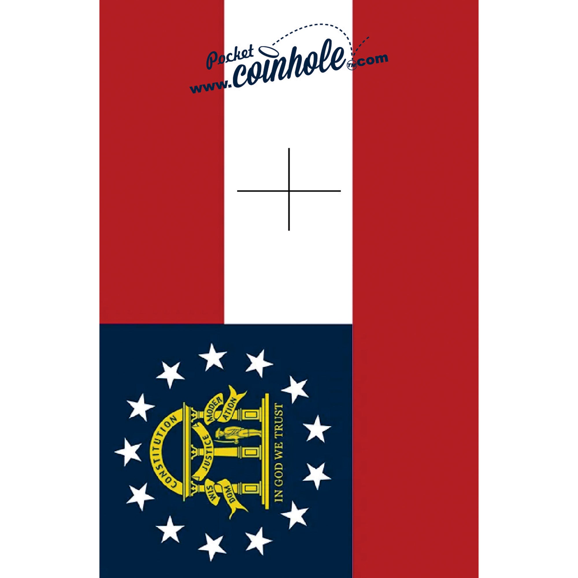 Georgia State Flag Coinhole®