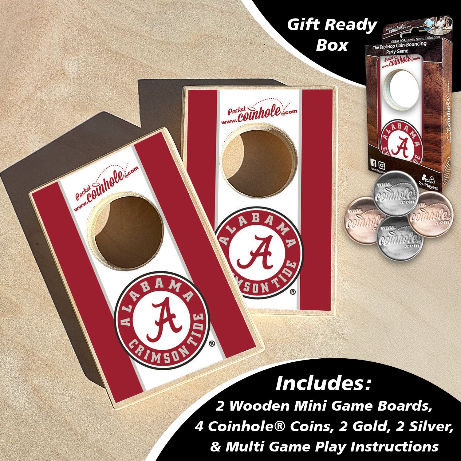 Alabama Crimson Tide Coinhole®
