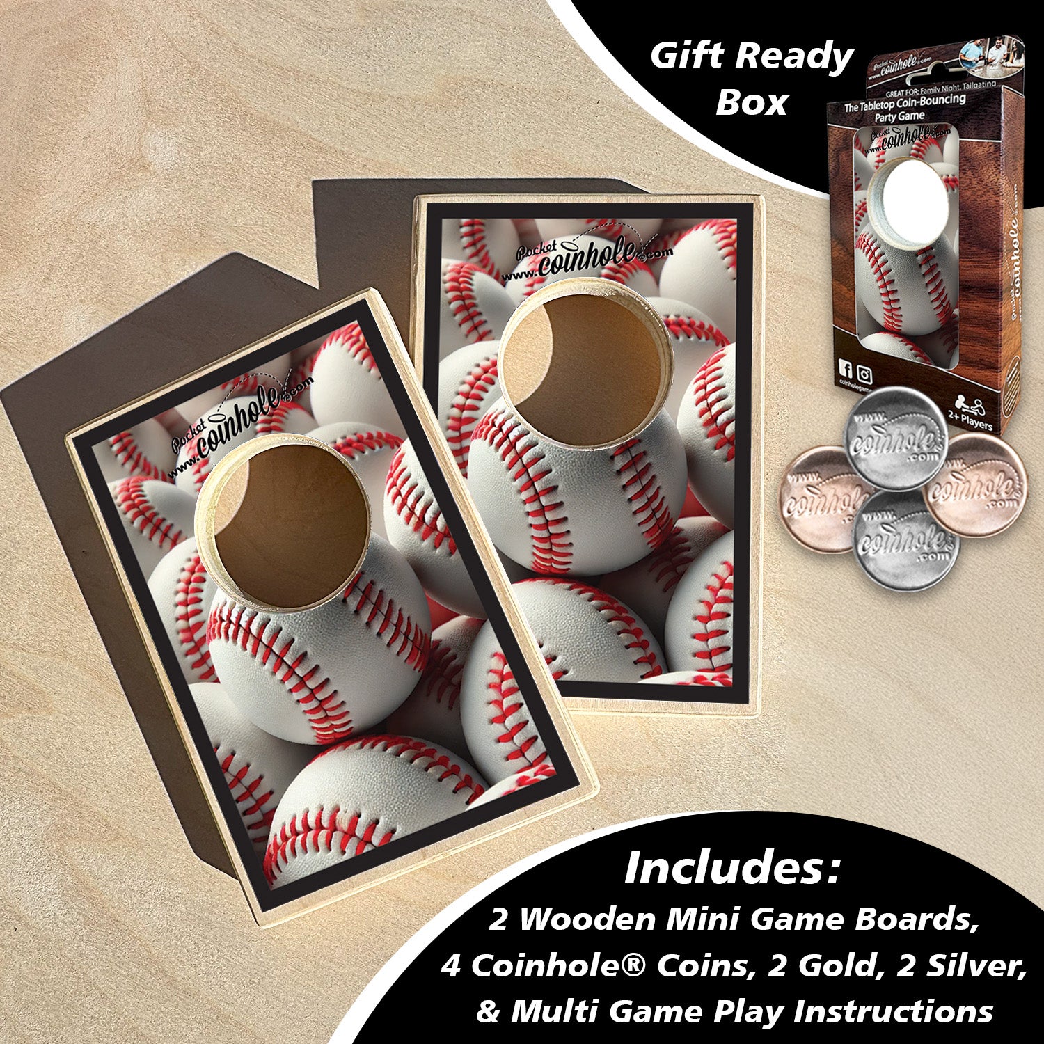 Baseball Balls Coinhole®