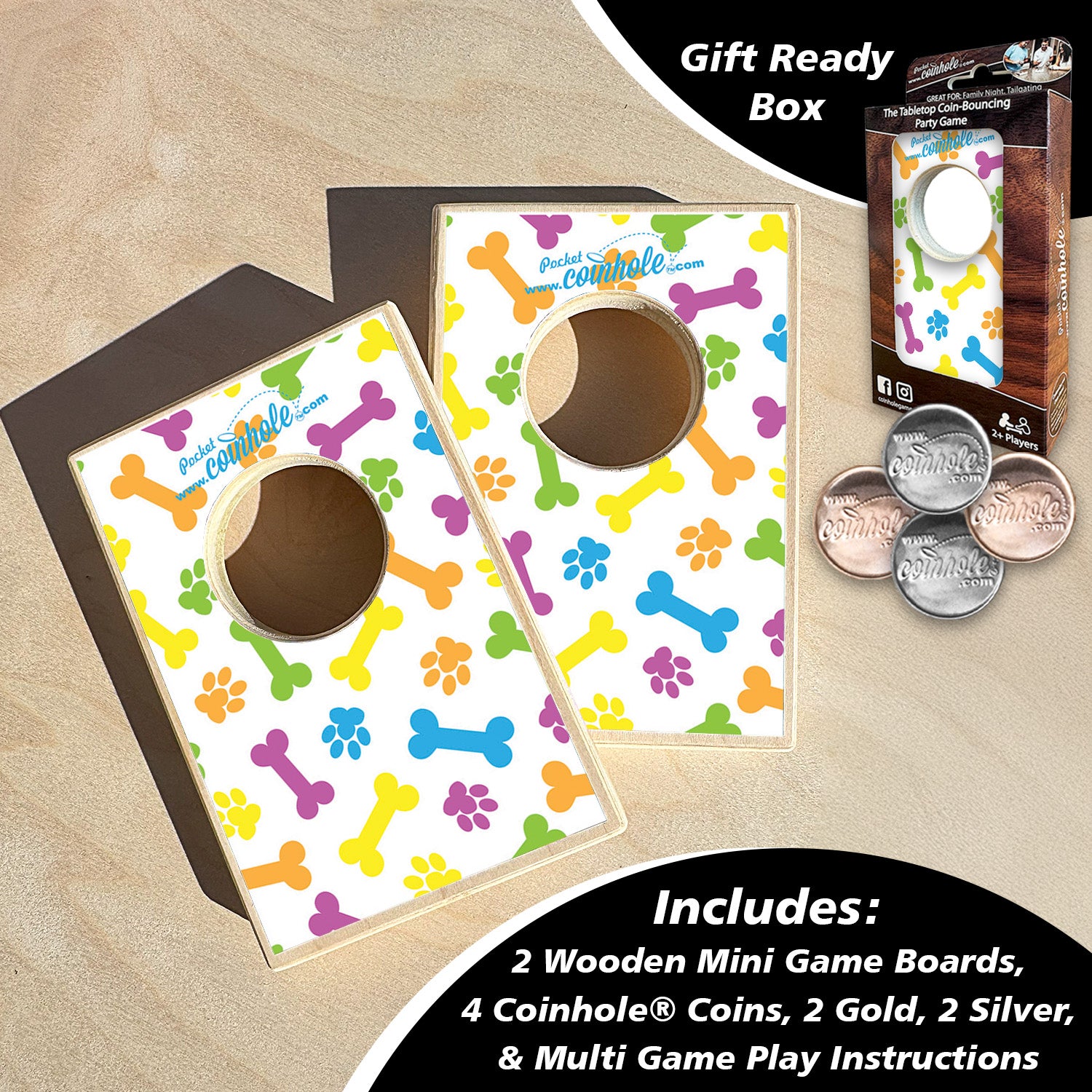 Dog Bone Coinhole®