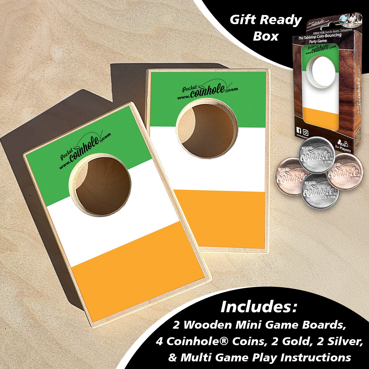 Ireland Flag Coinhole®