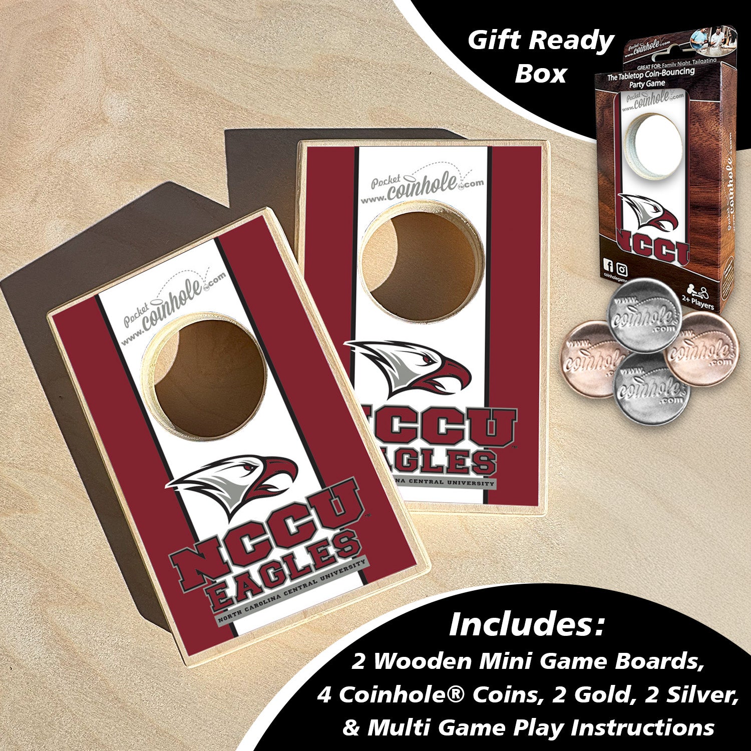 North Carolina Central University Coinhole®