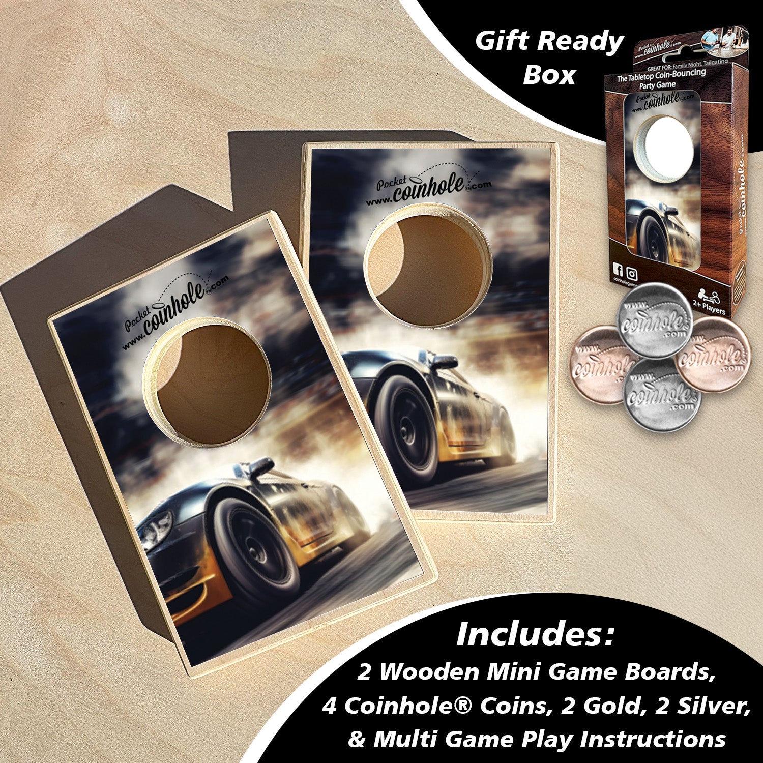 Race Car Coinhole®