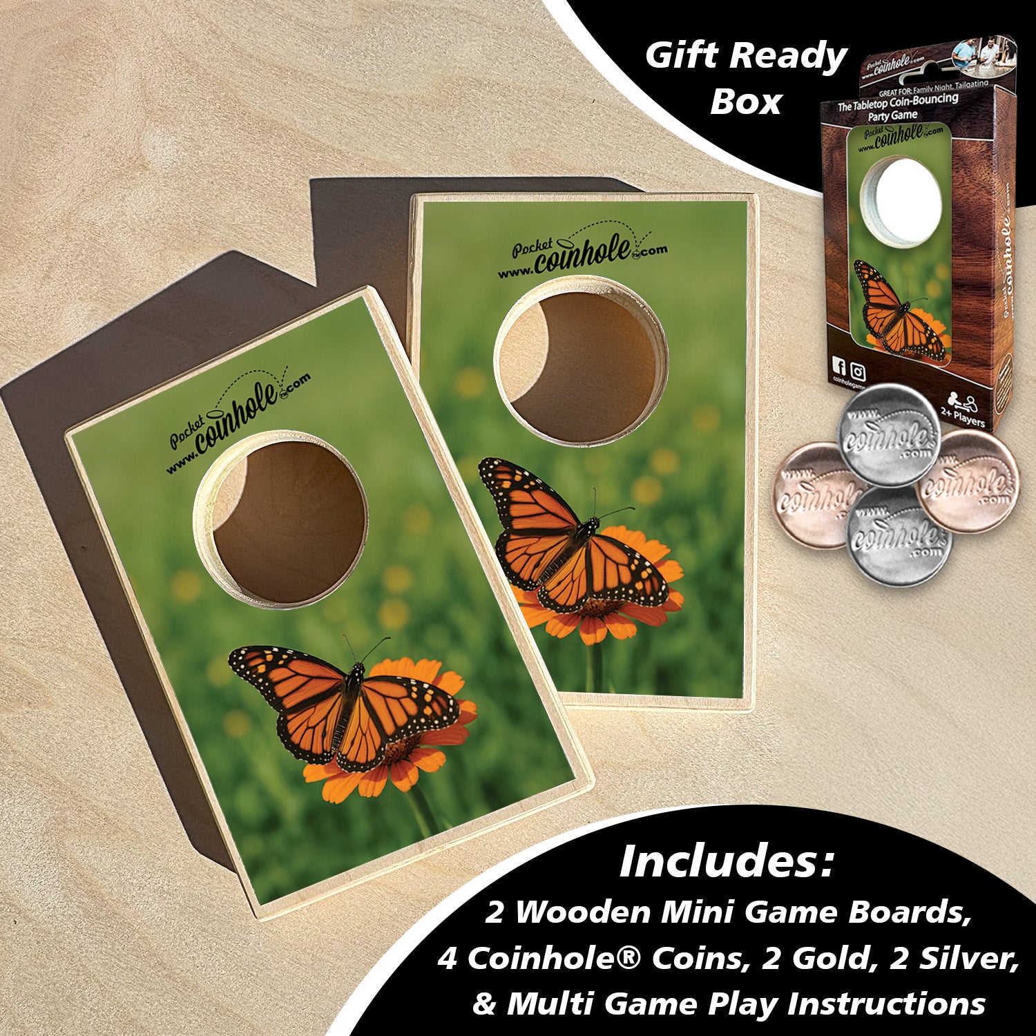 Butterfly Coinhole®