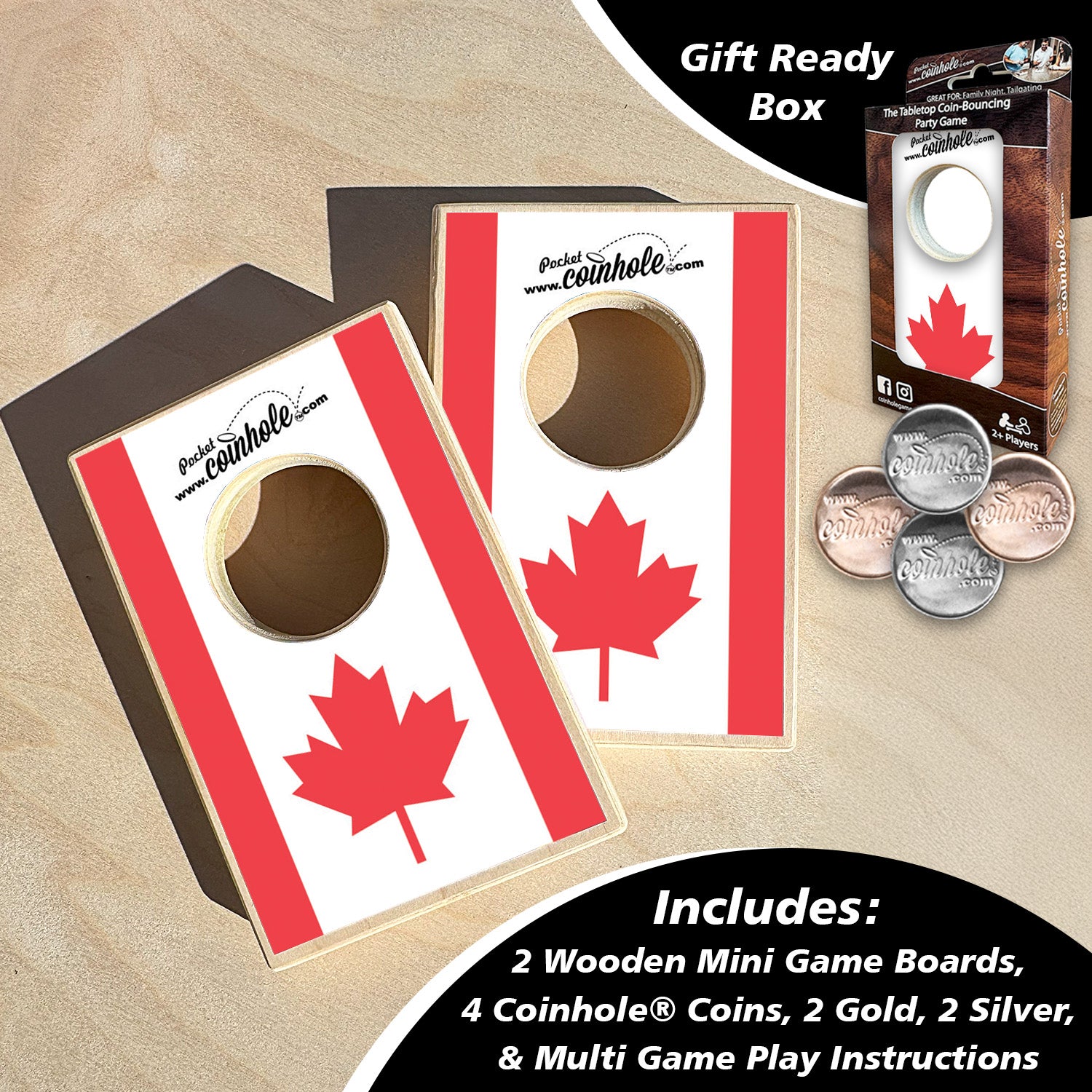 Canada Flag Coinhole®