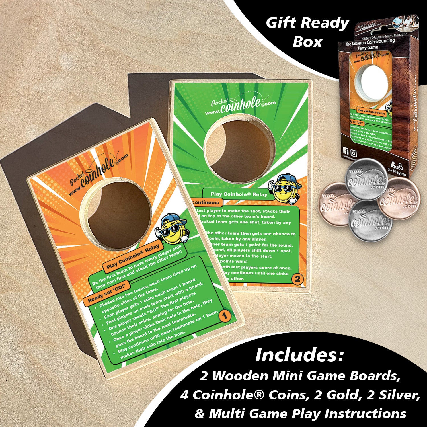 Official Relay Rules POCKET Coinhole®