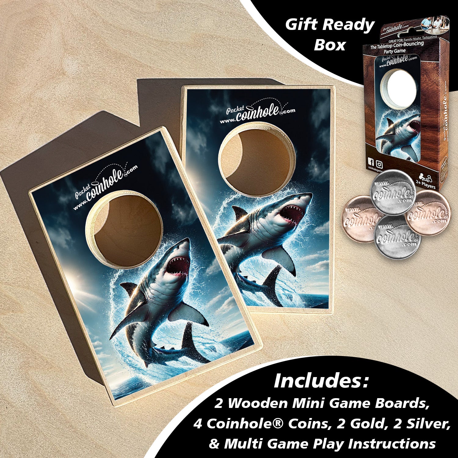 Shark Bite Coinhole®