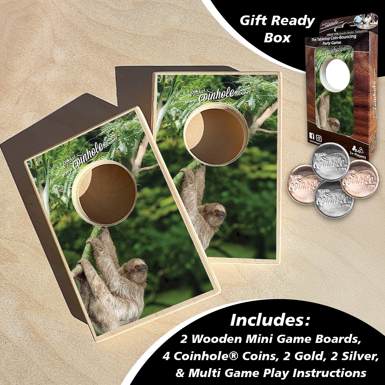 Sloth Coinhole®
