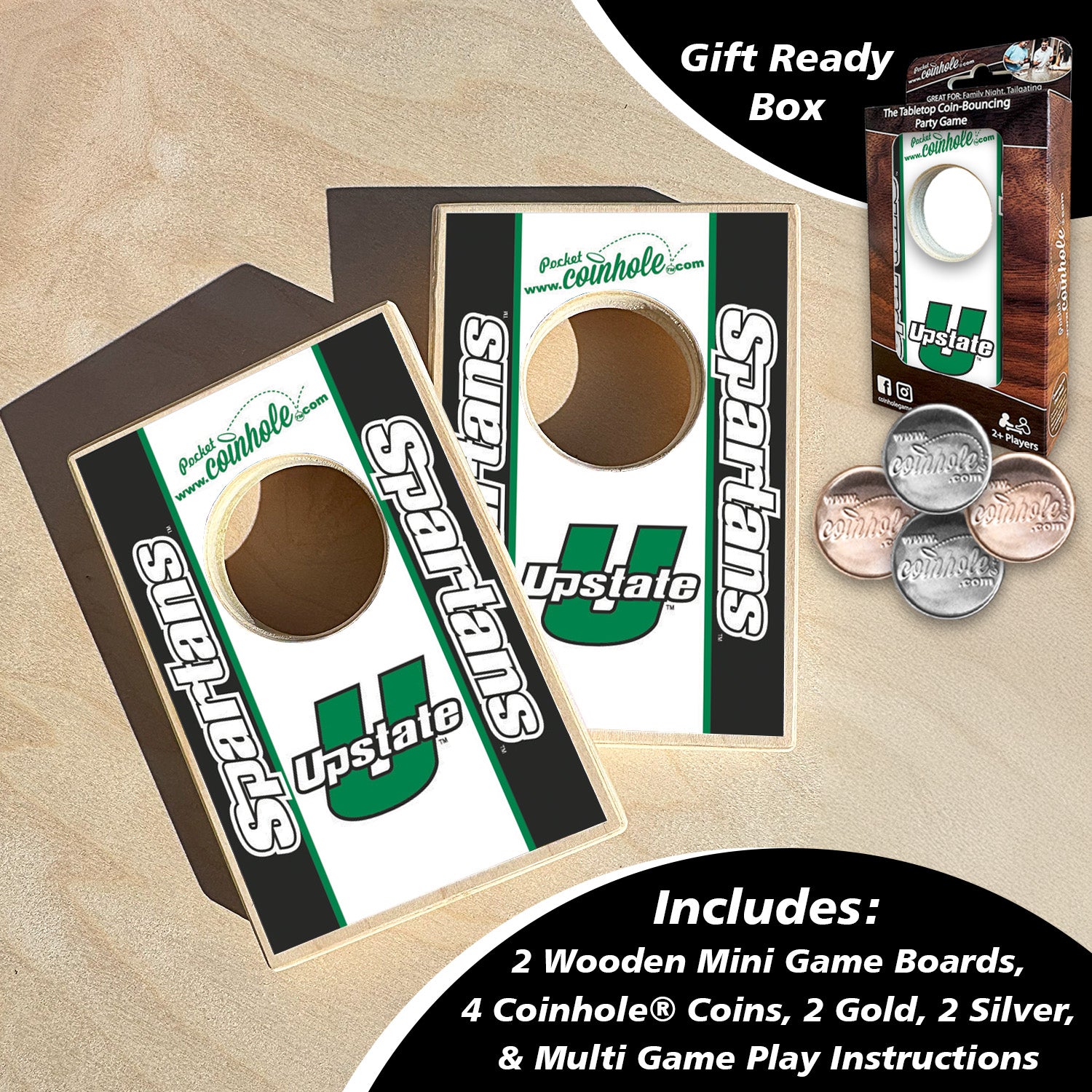 South Carolina Upstate Spartans Coinhole®