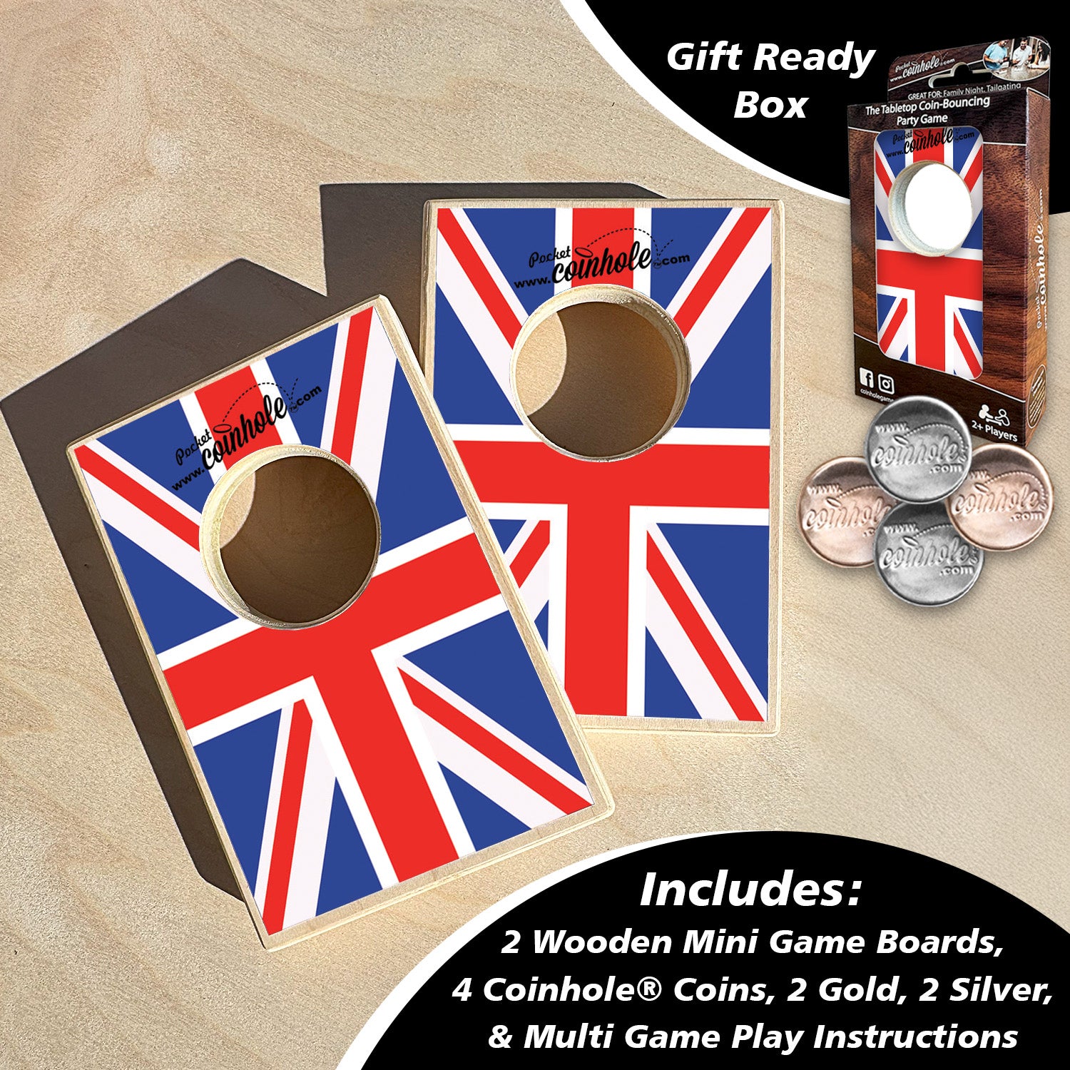 United Kingdom Flag Coinhole®