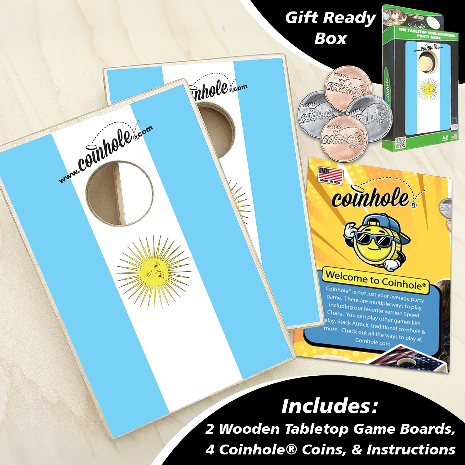Argentina Flag Coinhole®