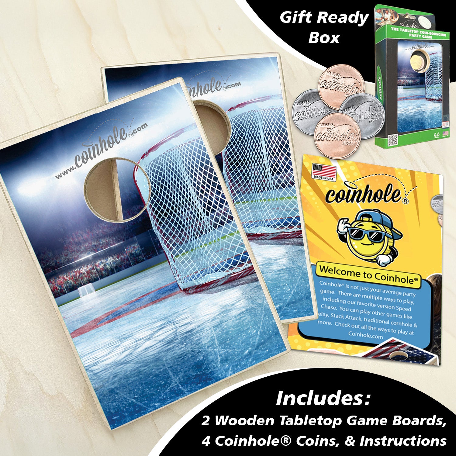 Ice Hockey Coinhole ®