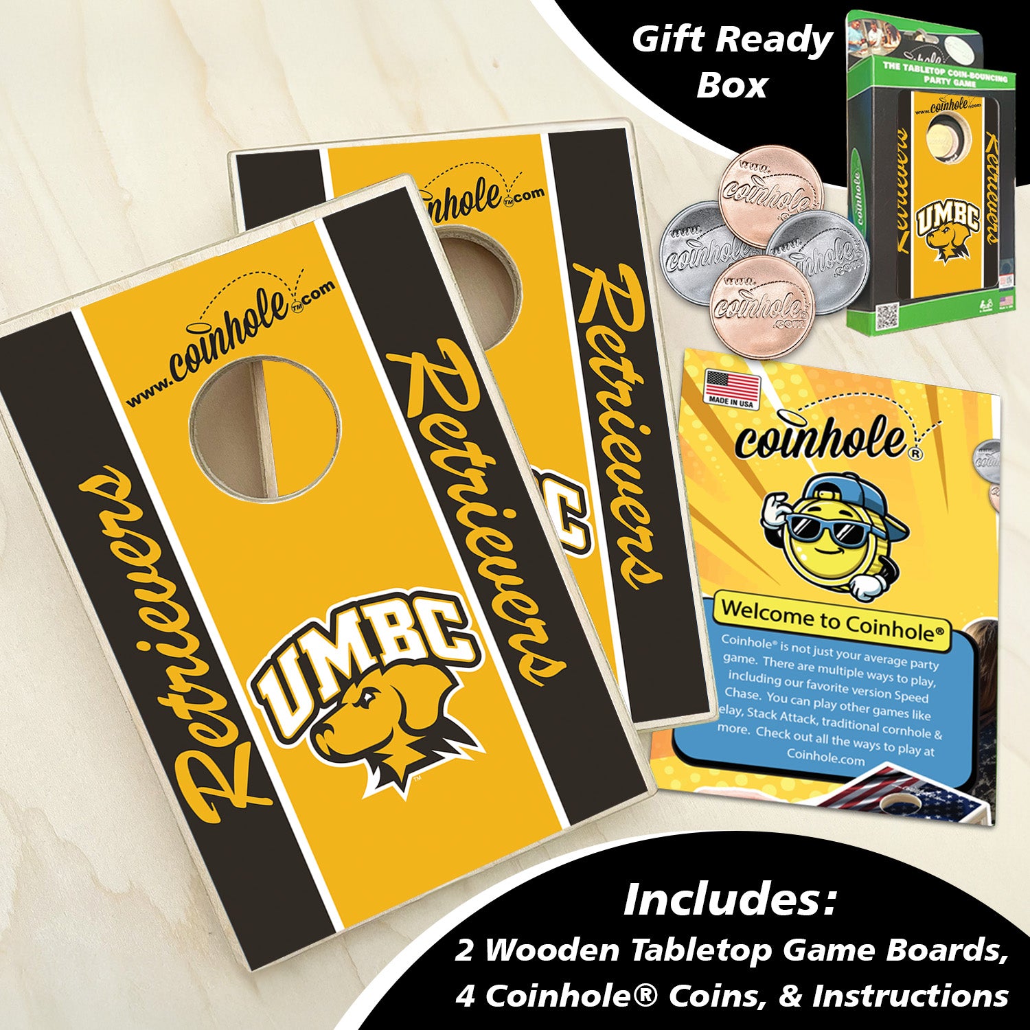 University of Maryland Baltimore County UMBC Coinhole®