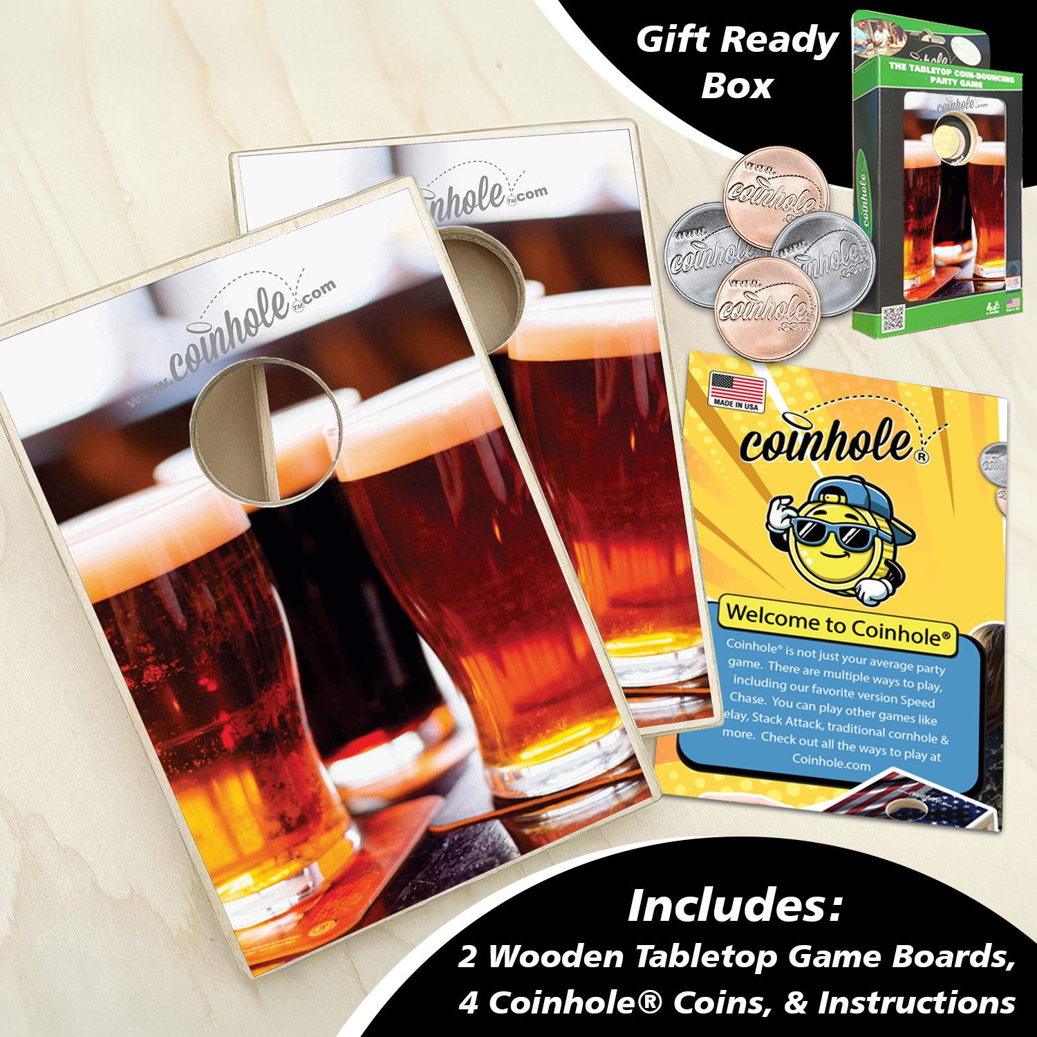 Beer Inspired Coinhole®
