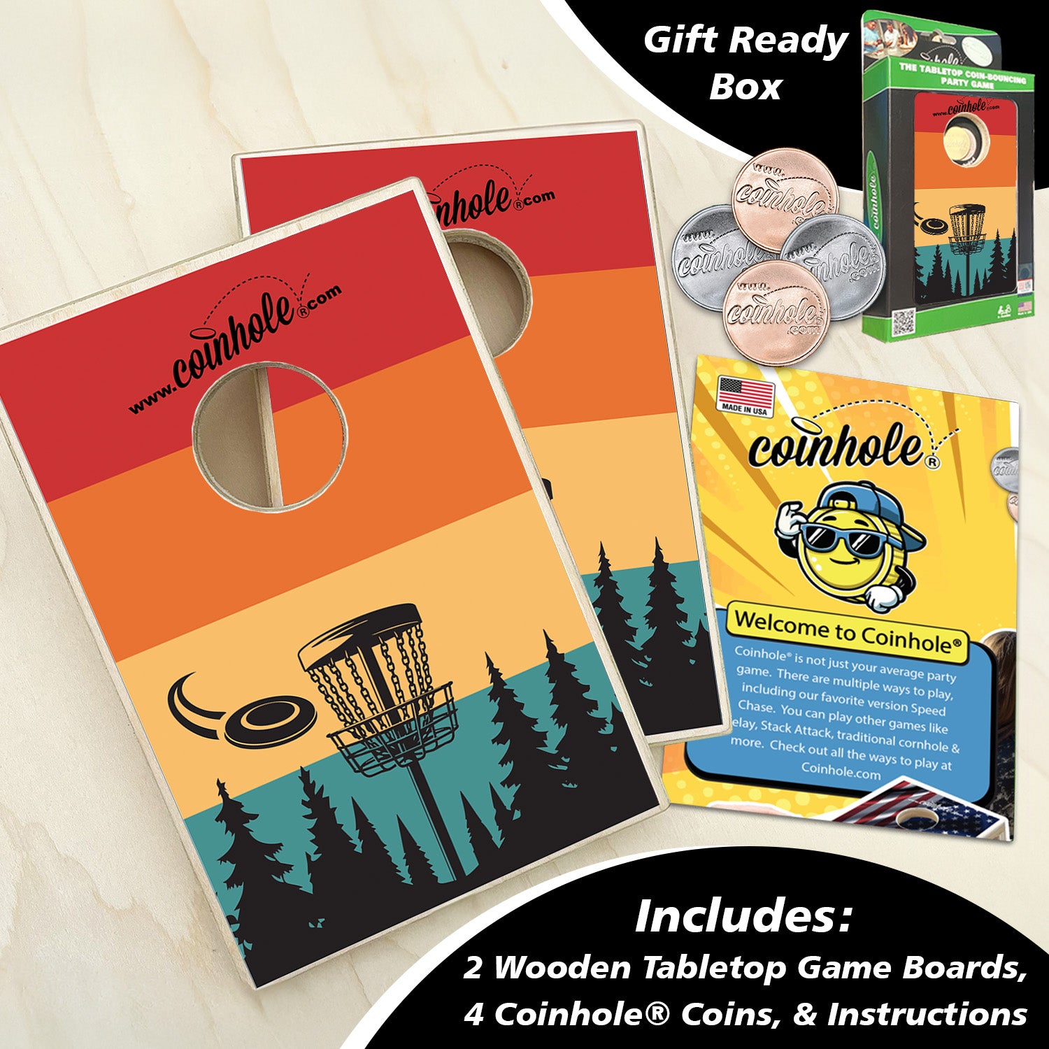 Disc Golf Basket Coinhole®