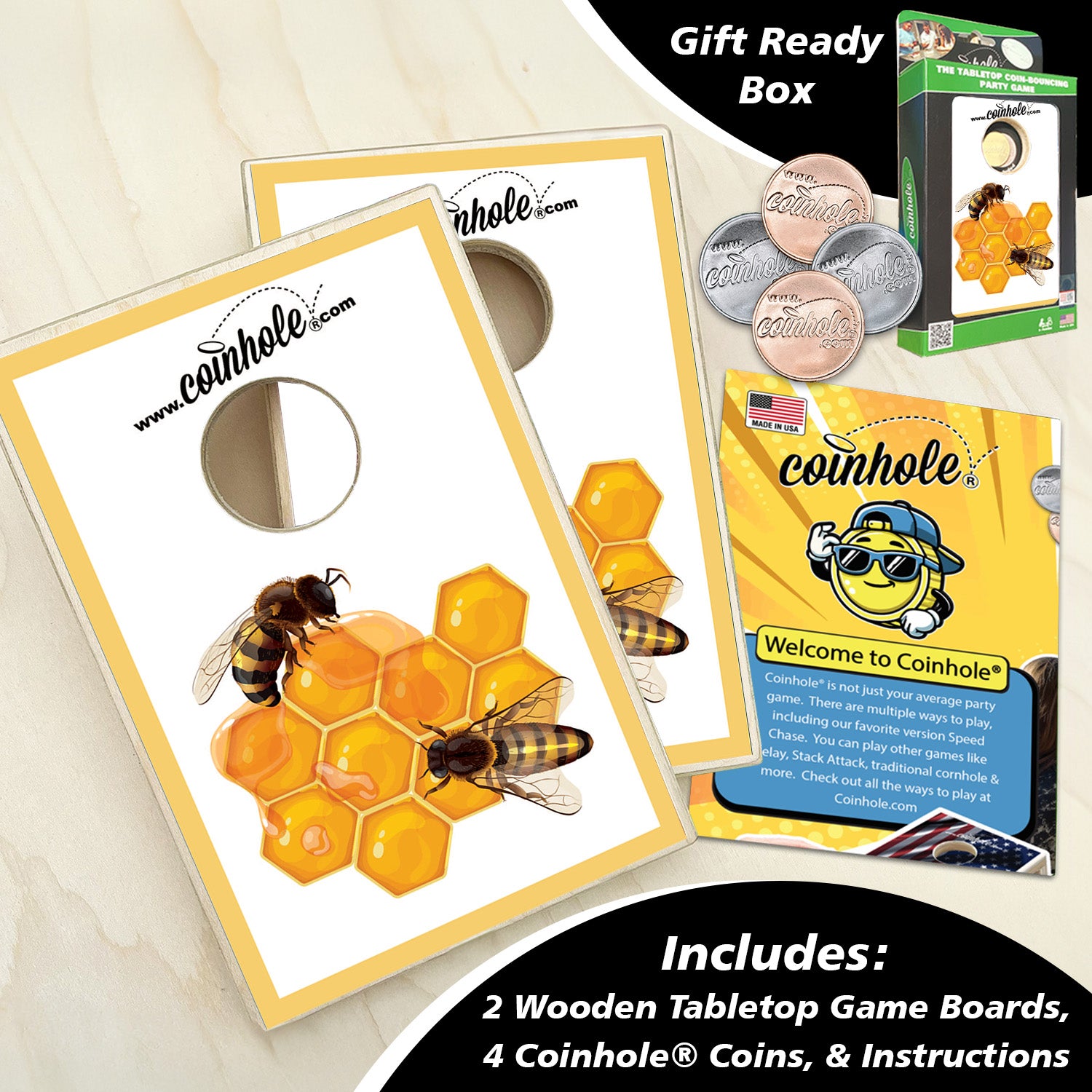 Honey Bee Coinhole®