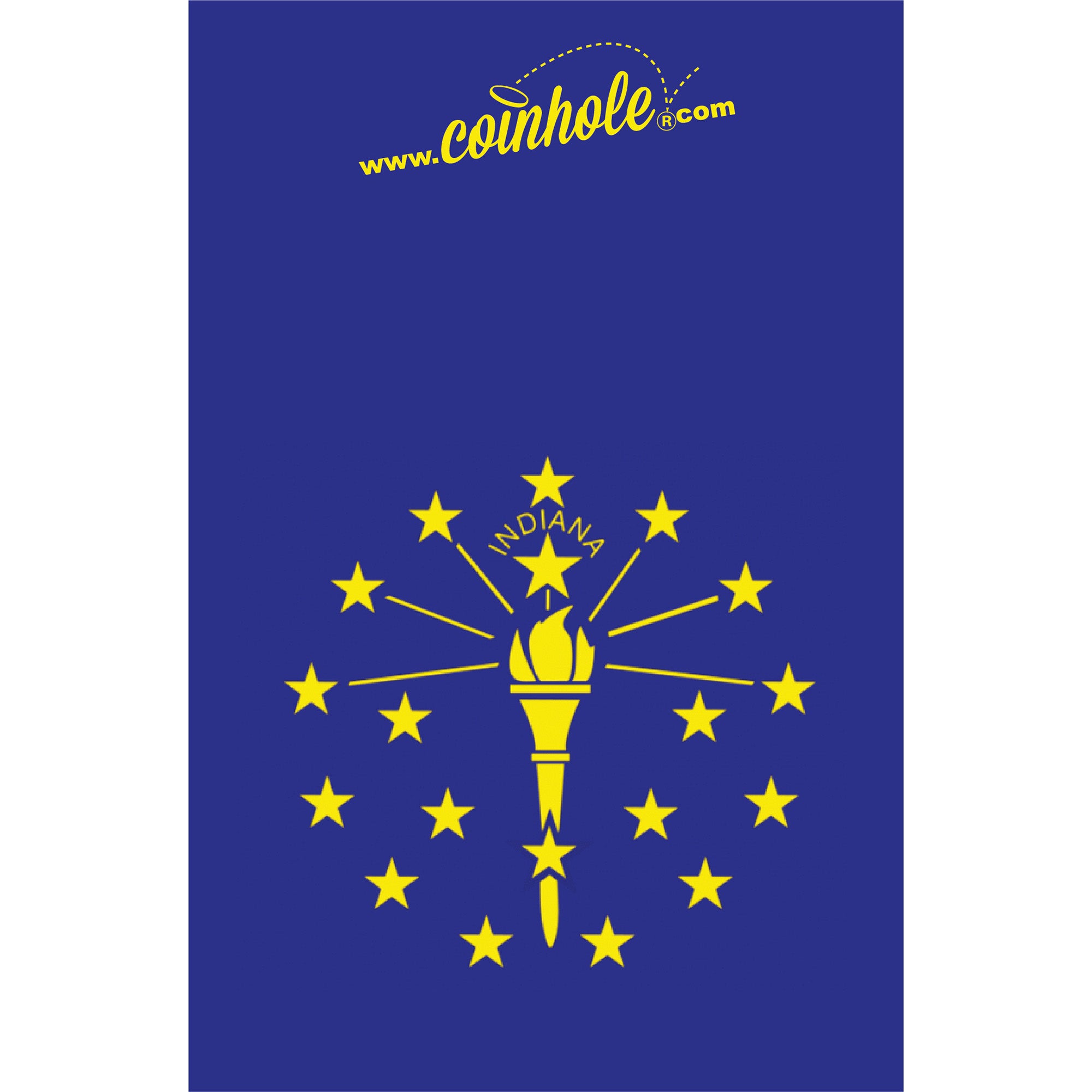 Indiana State Flag Coinhole®