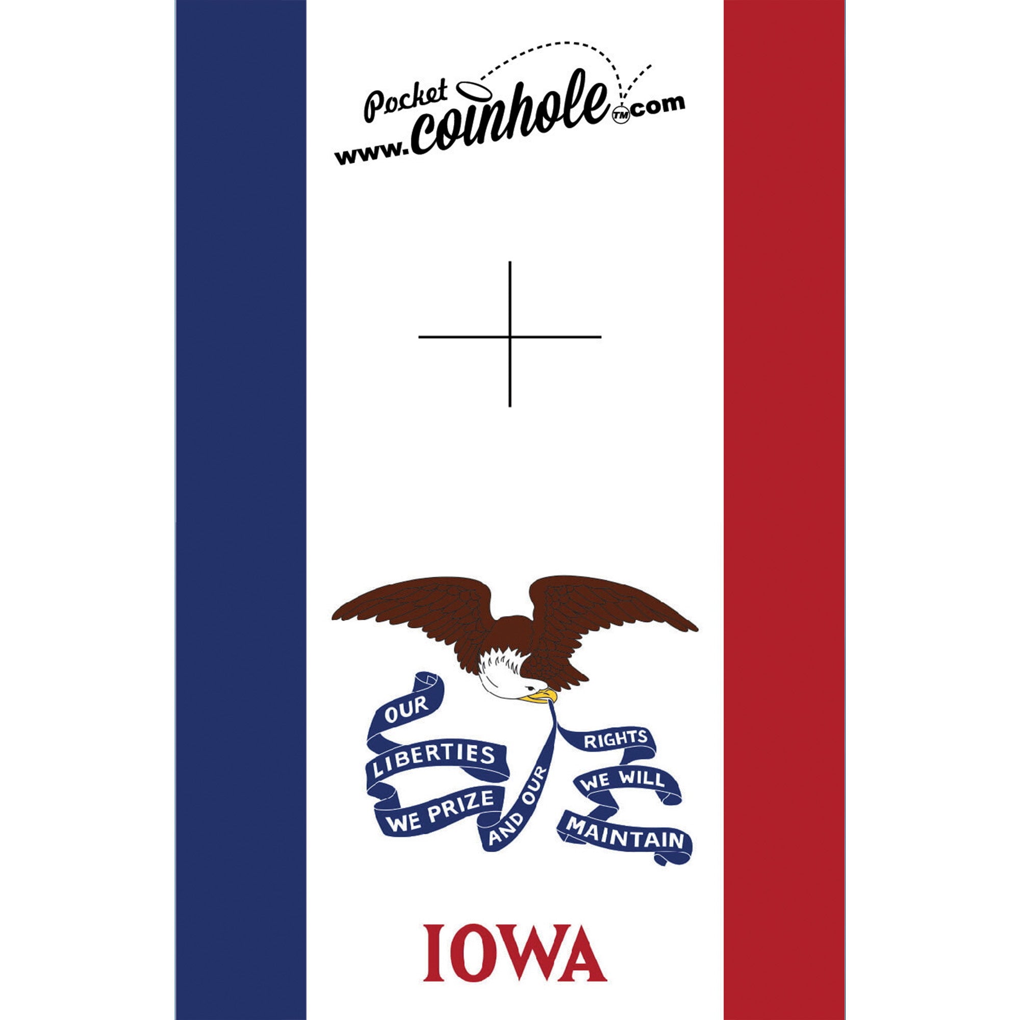 Iowa State Flag Coinhole®