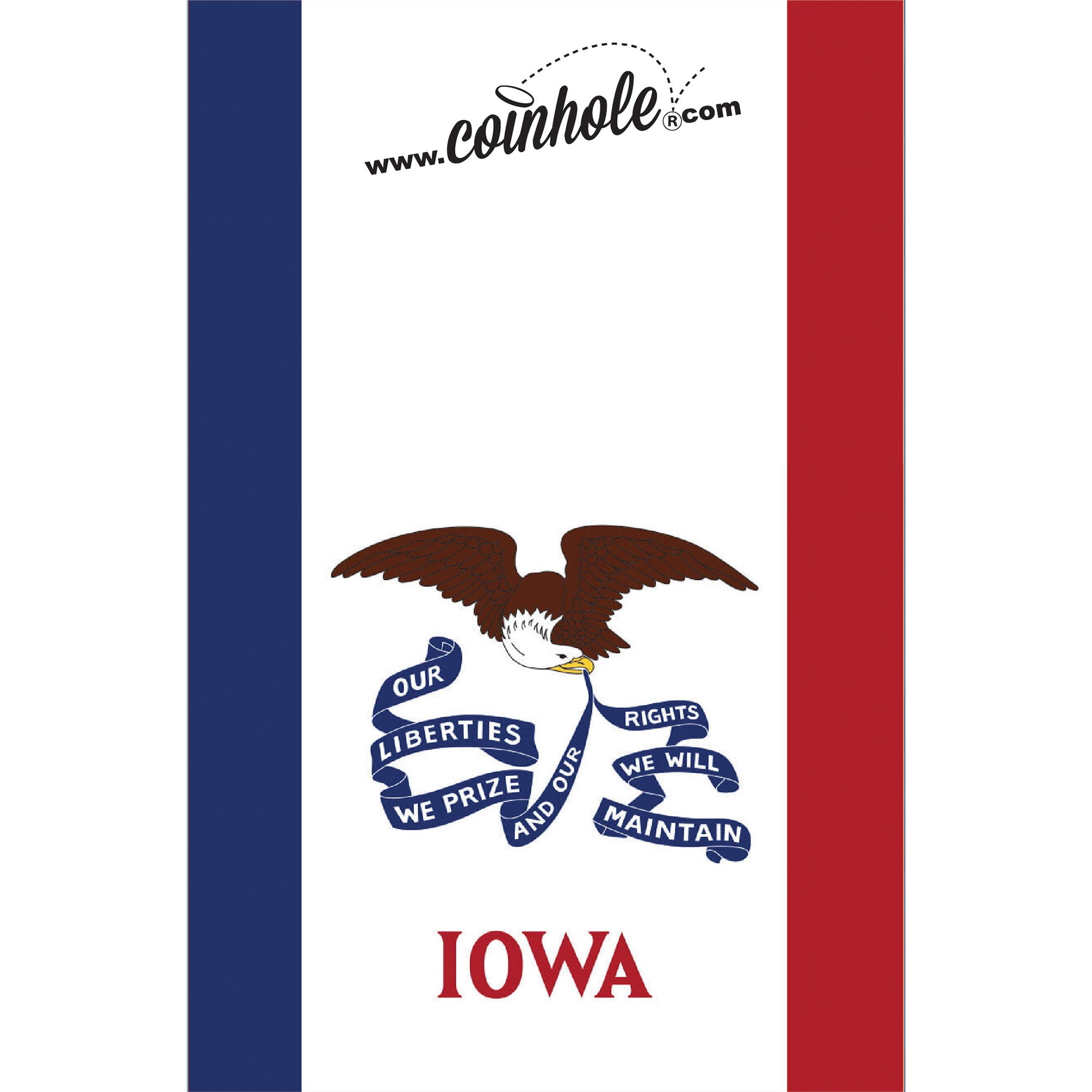 Iowa State Flag Coinhole®