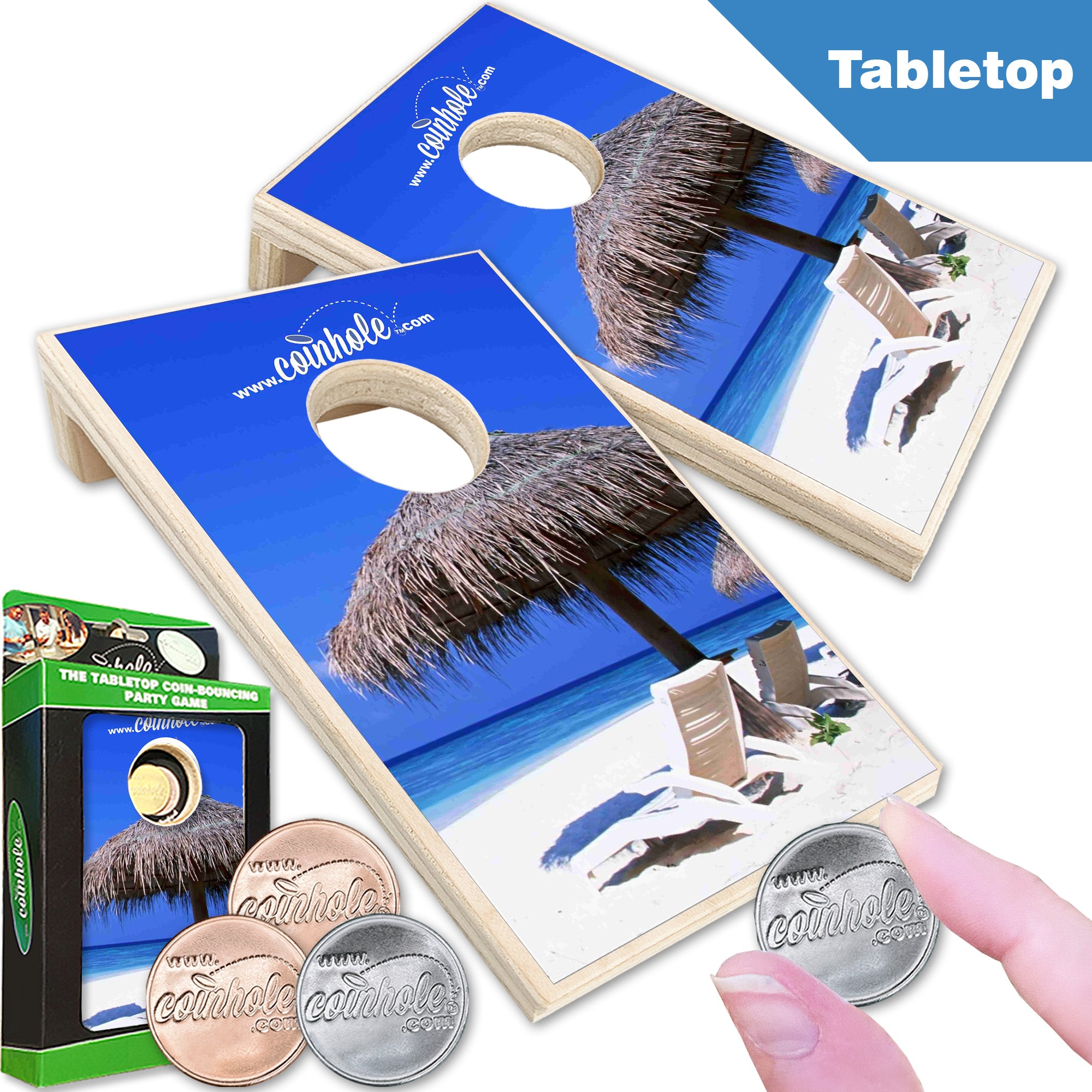 Beach Scene Coinhole®