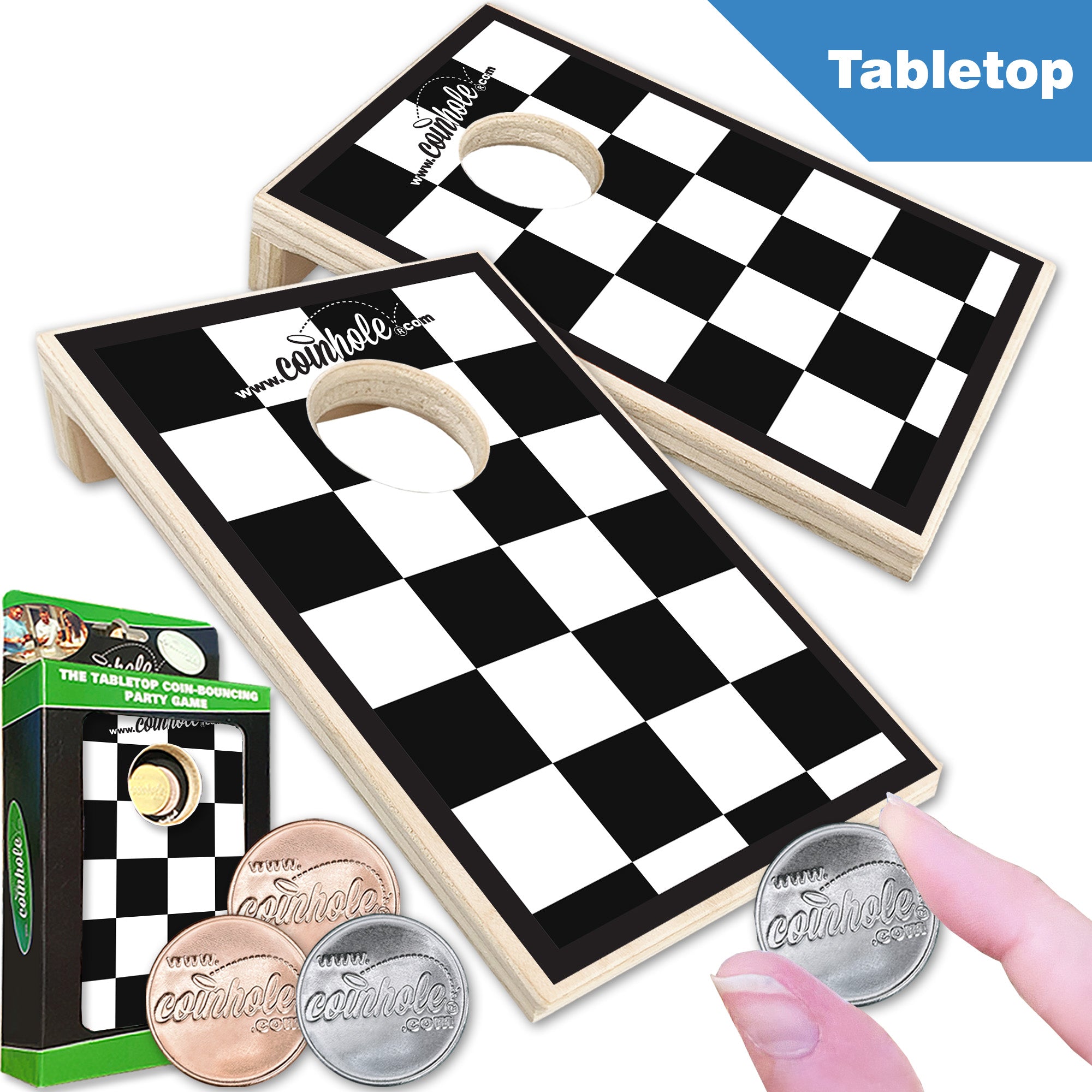 Checker Coinhole®