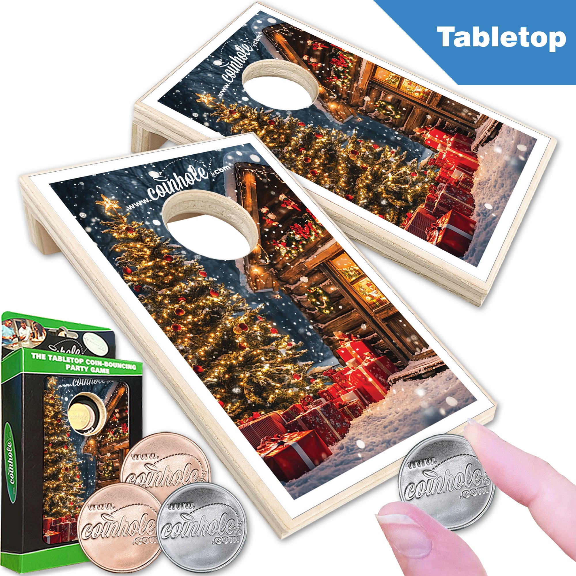 Christmas Cottage Coinhole®