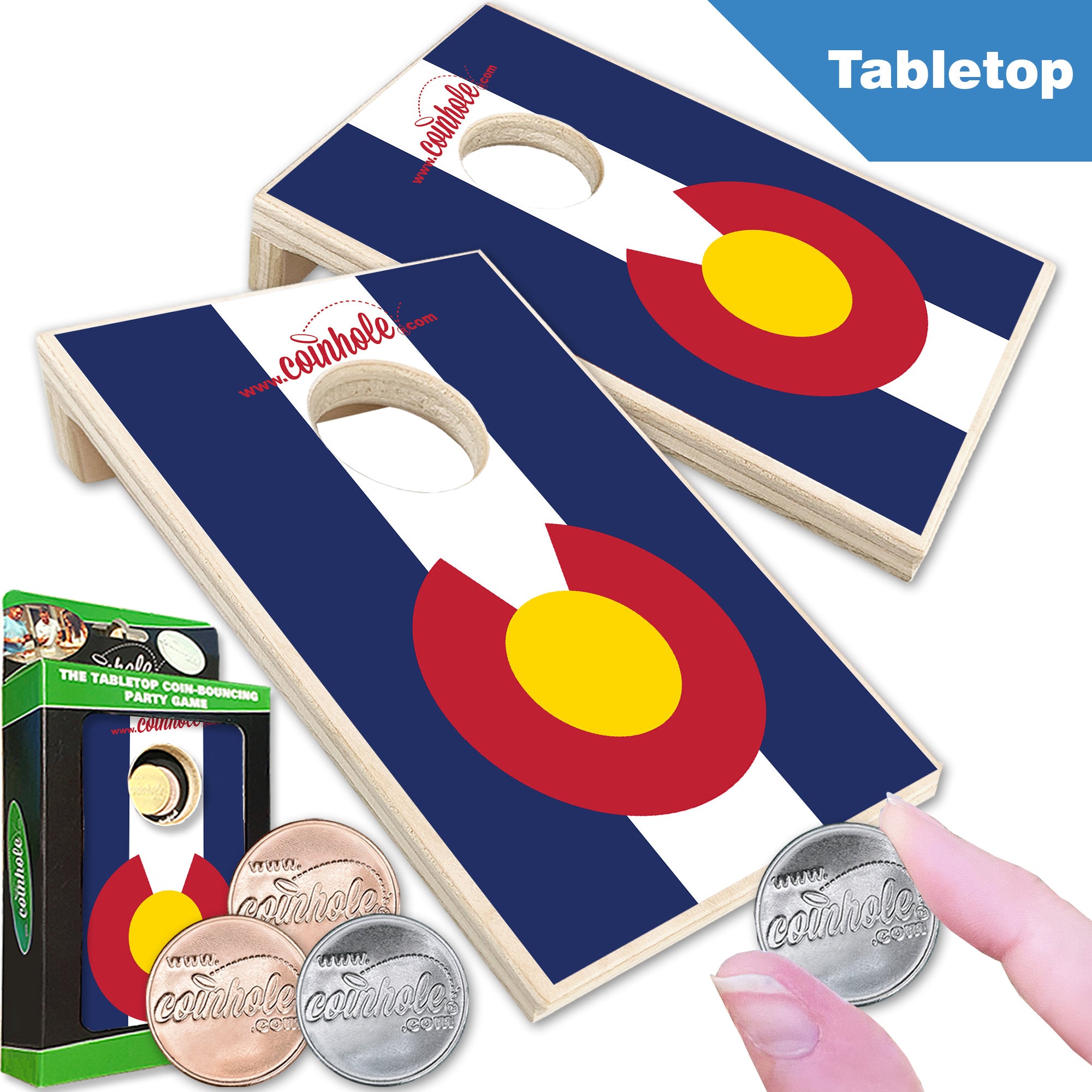 Colorado State Flag Coinhole®