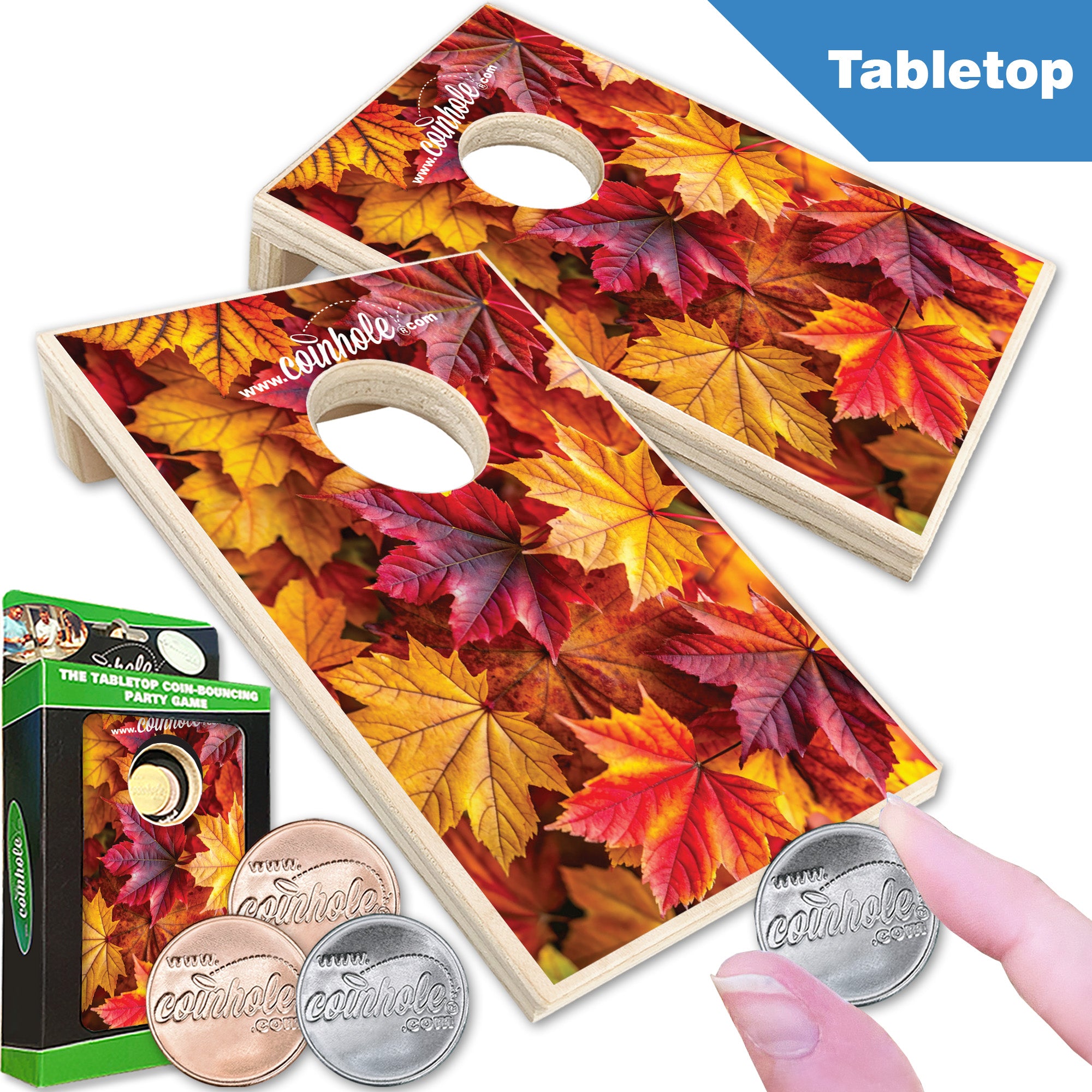 Fall Leaves Coinhole®