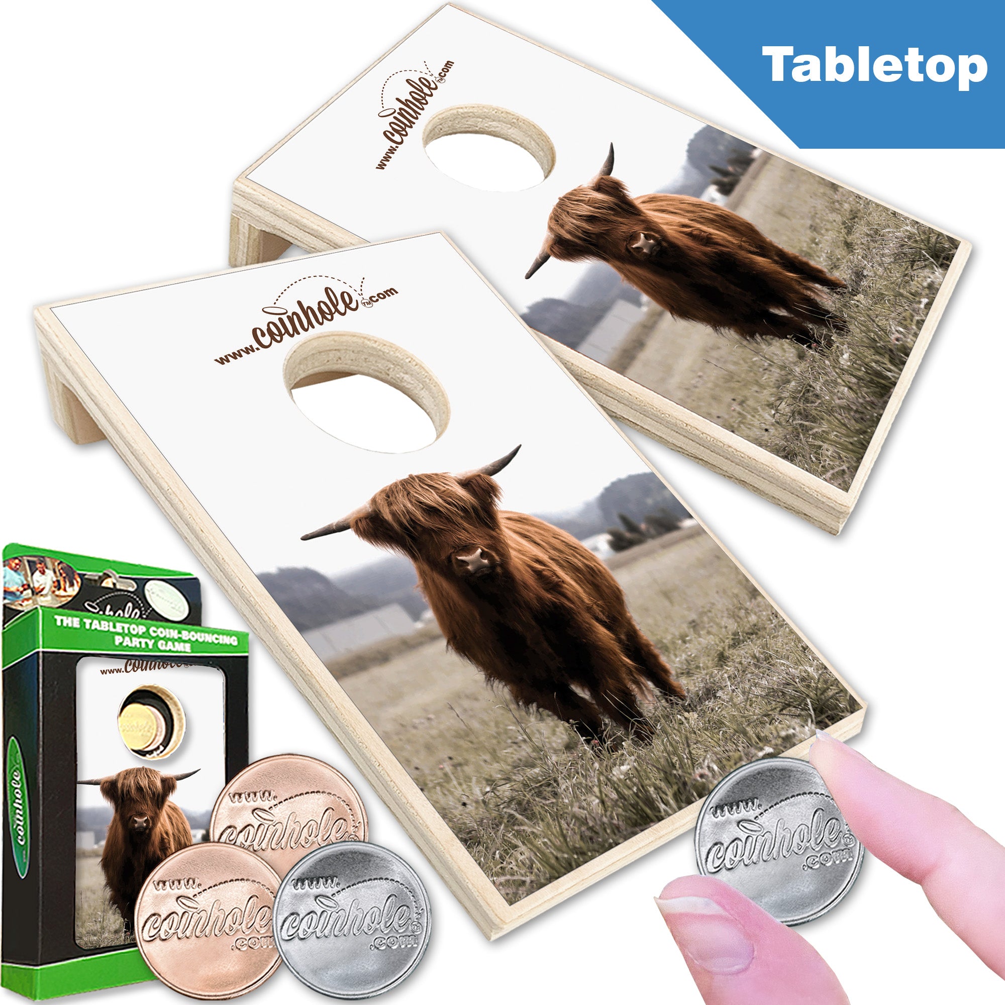 Highland Cow Coinhole®