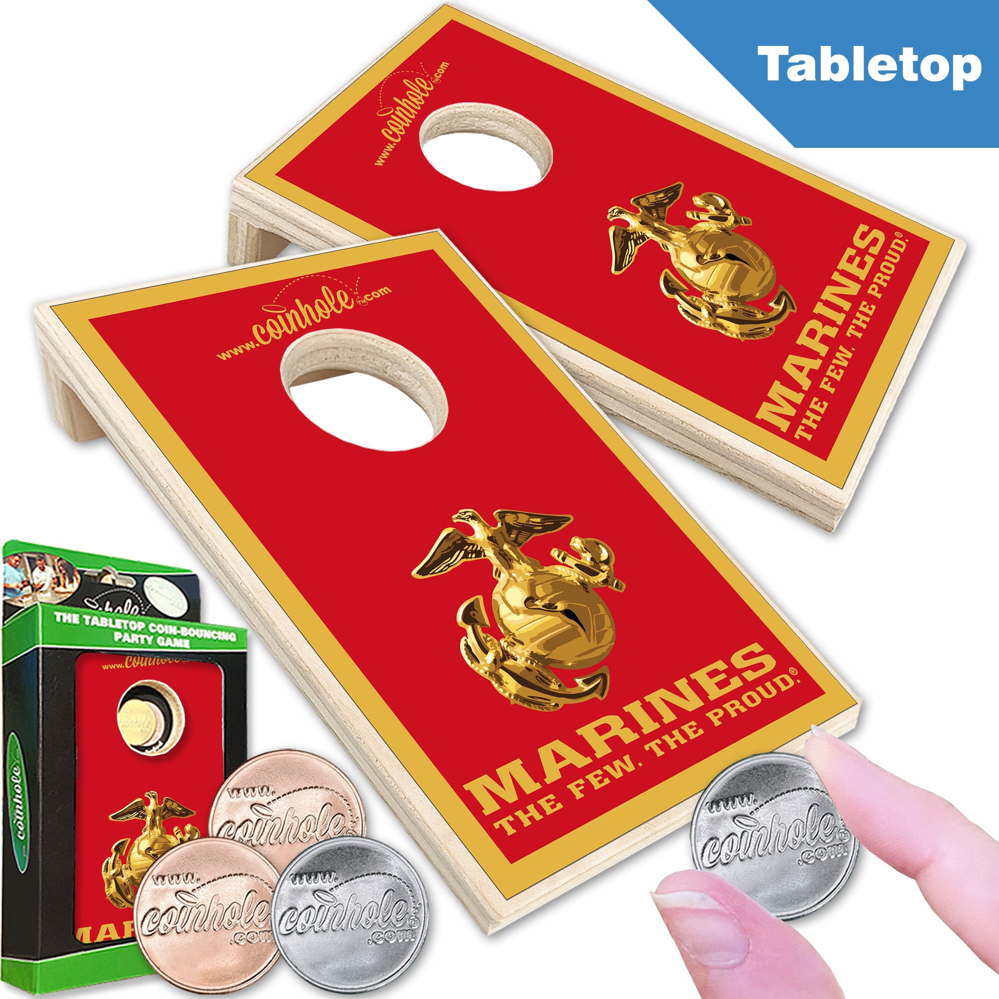 Marines Red and Gold Coinhole®