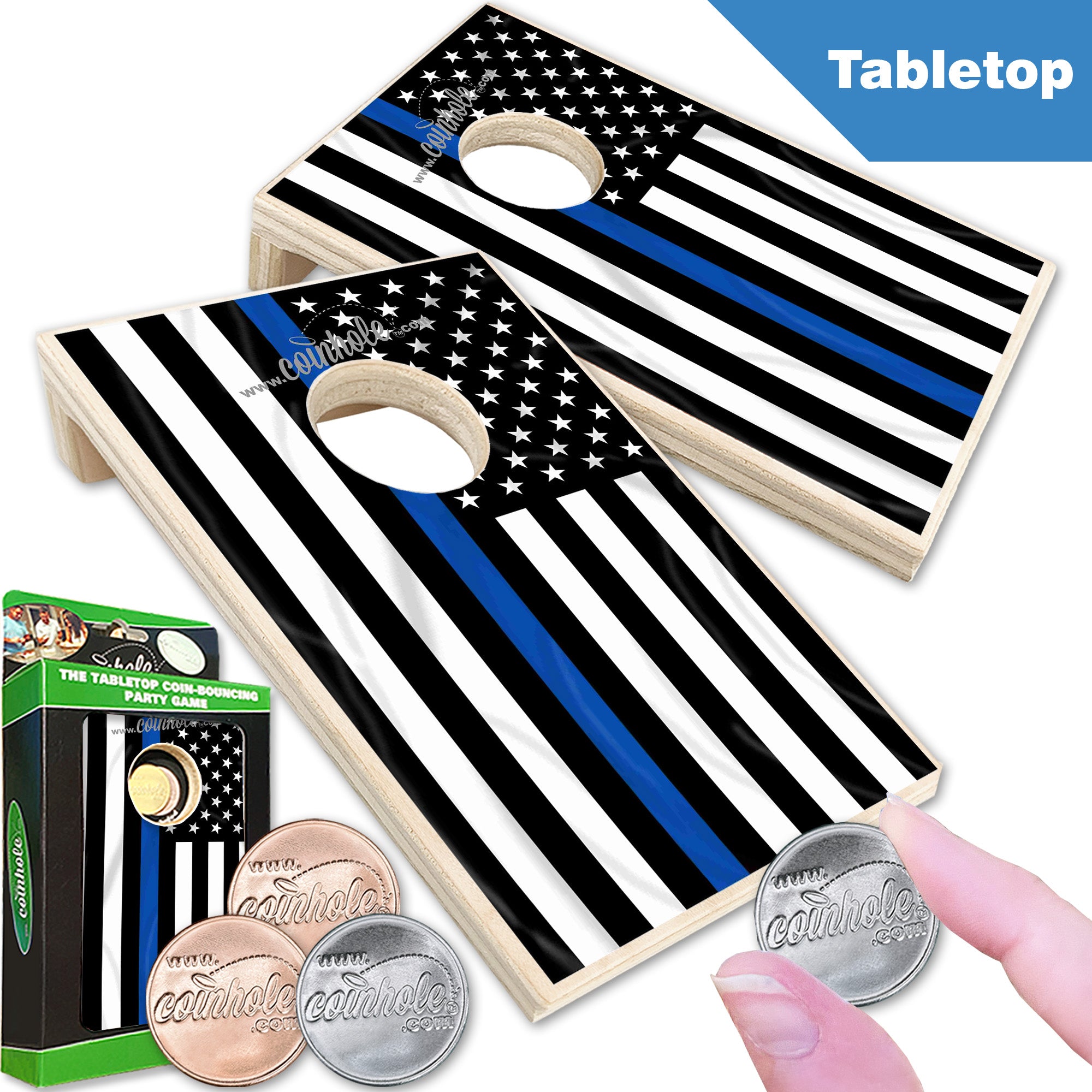 Thin Blue Line Police Coinhole®