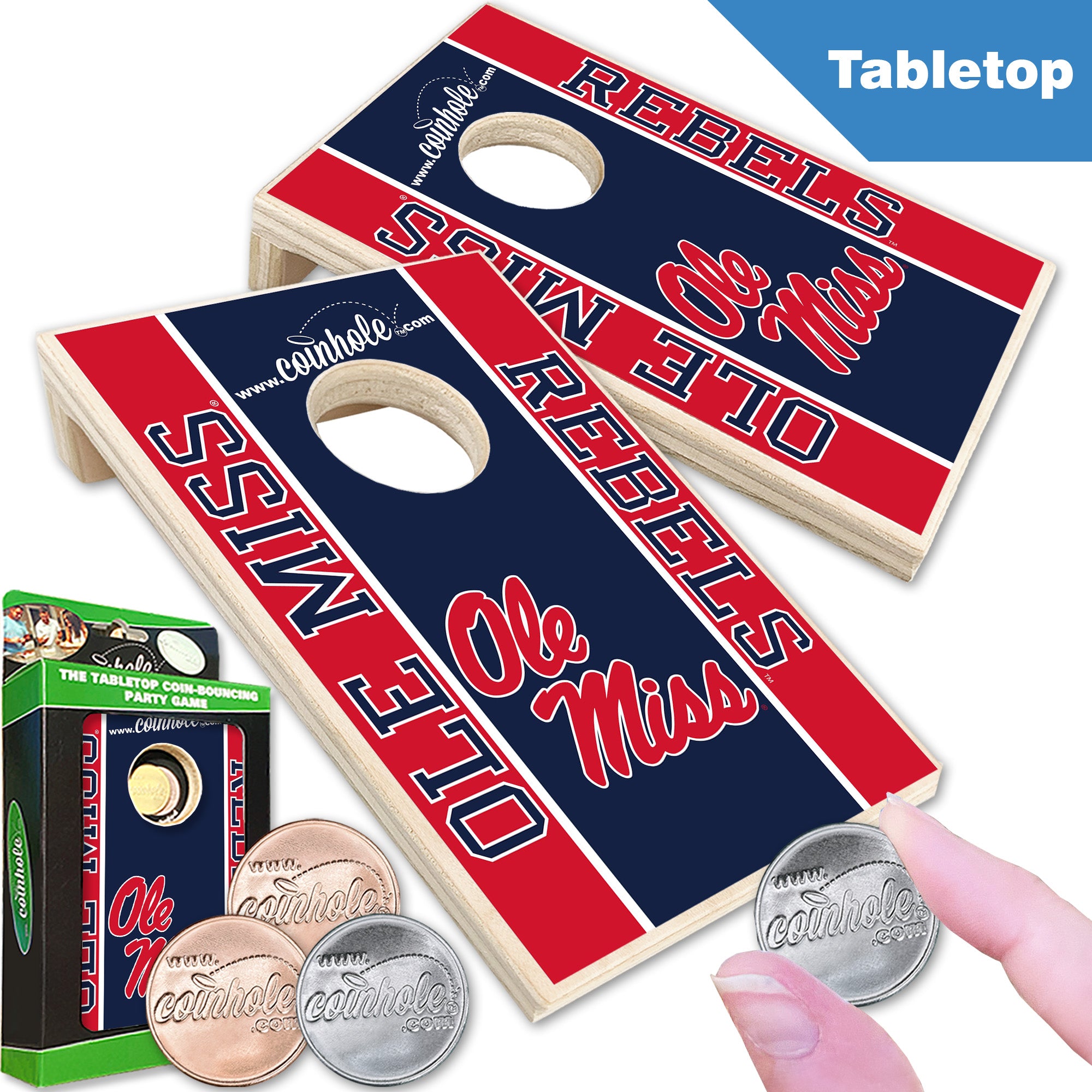 University of Mississippi Ole Miss Coinhole®