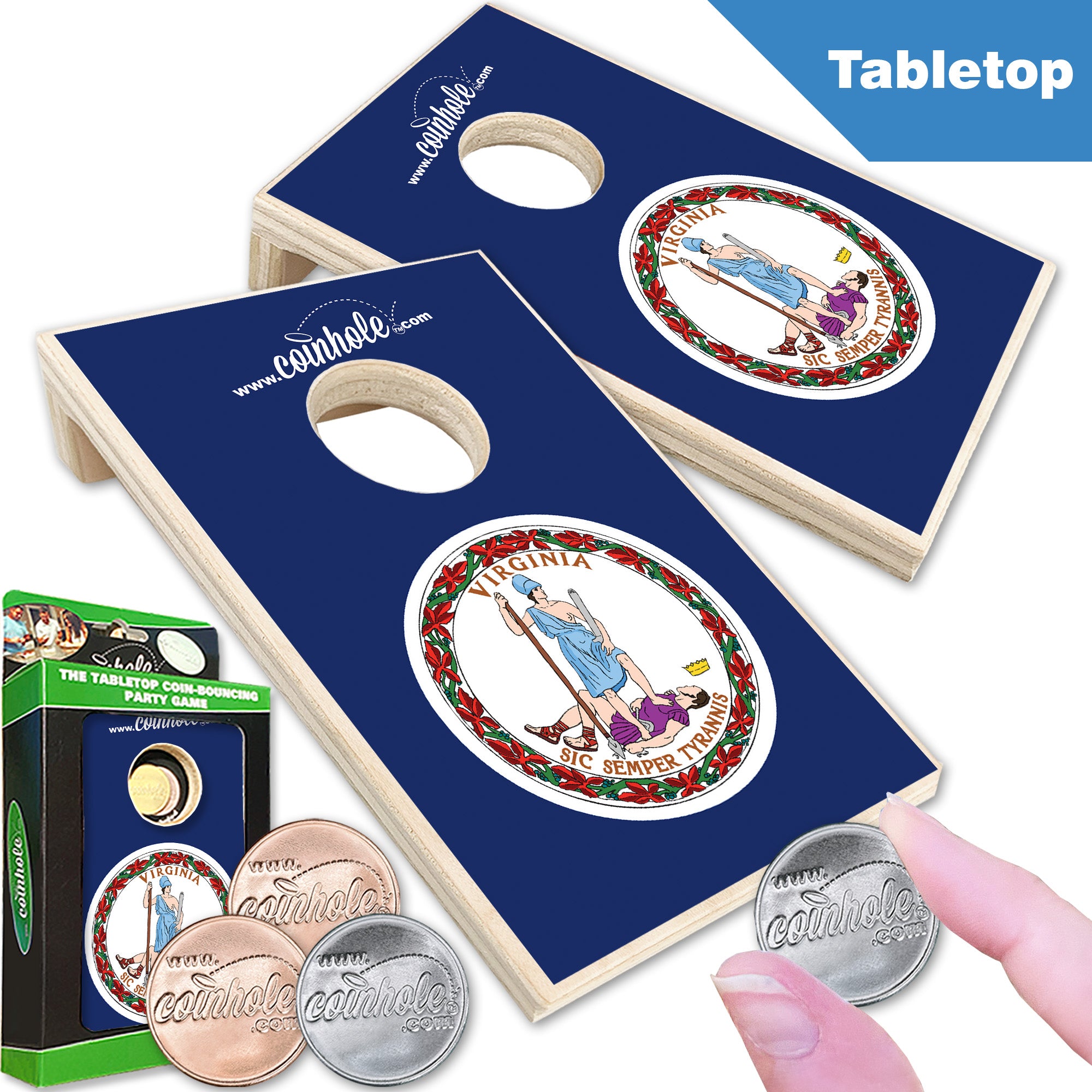 Virginia State Flag Coinhole®