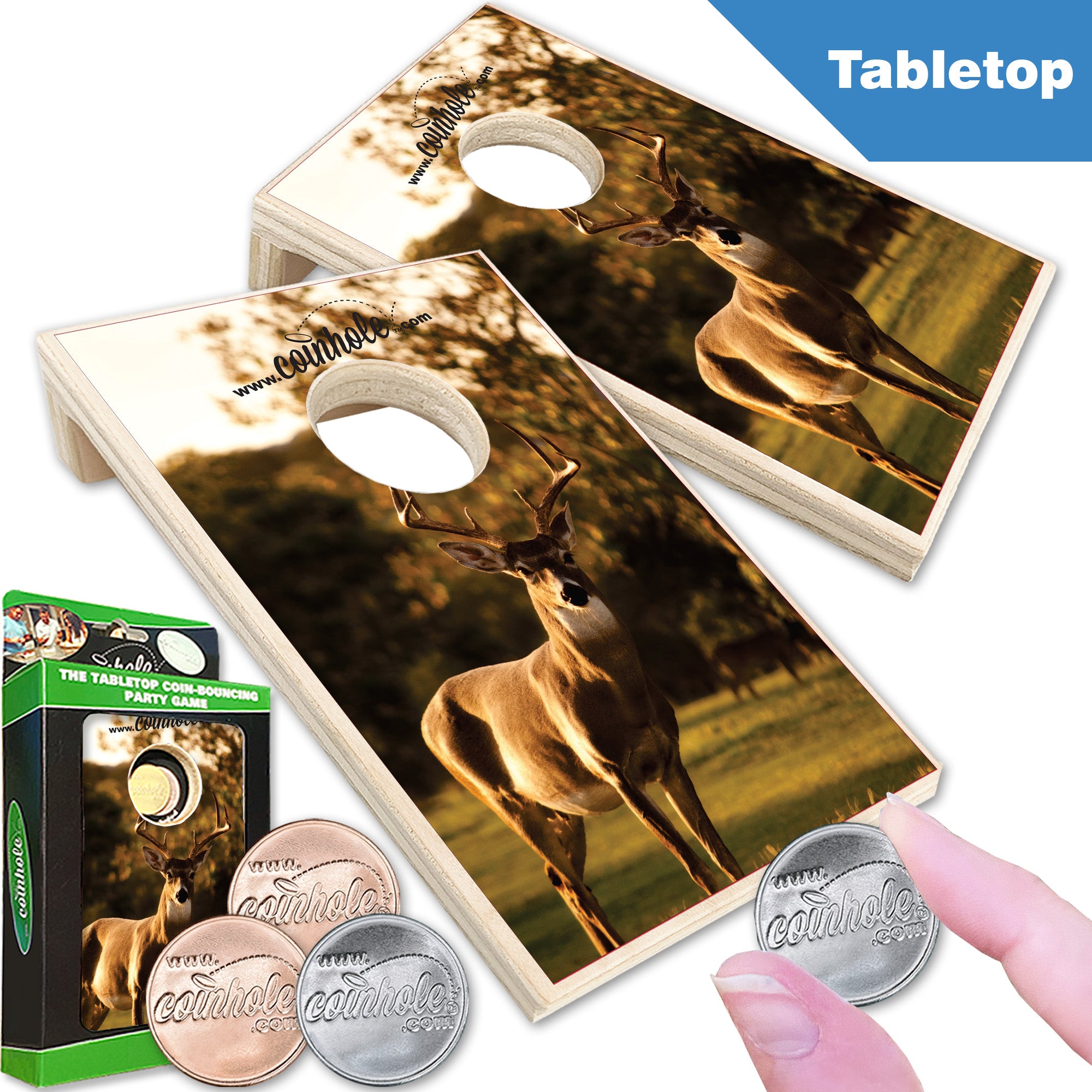 White Tail Deer Coinhole®