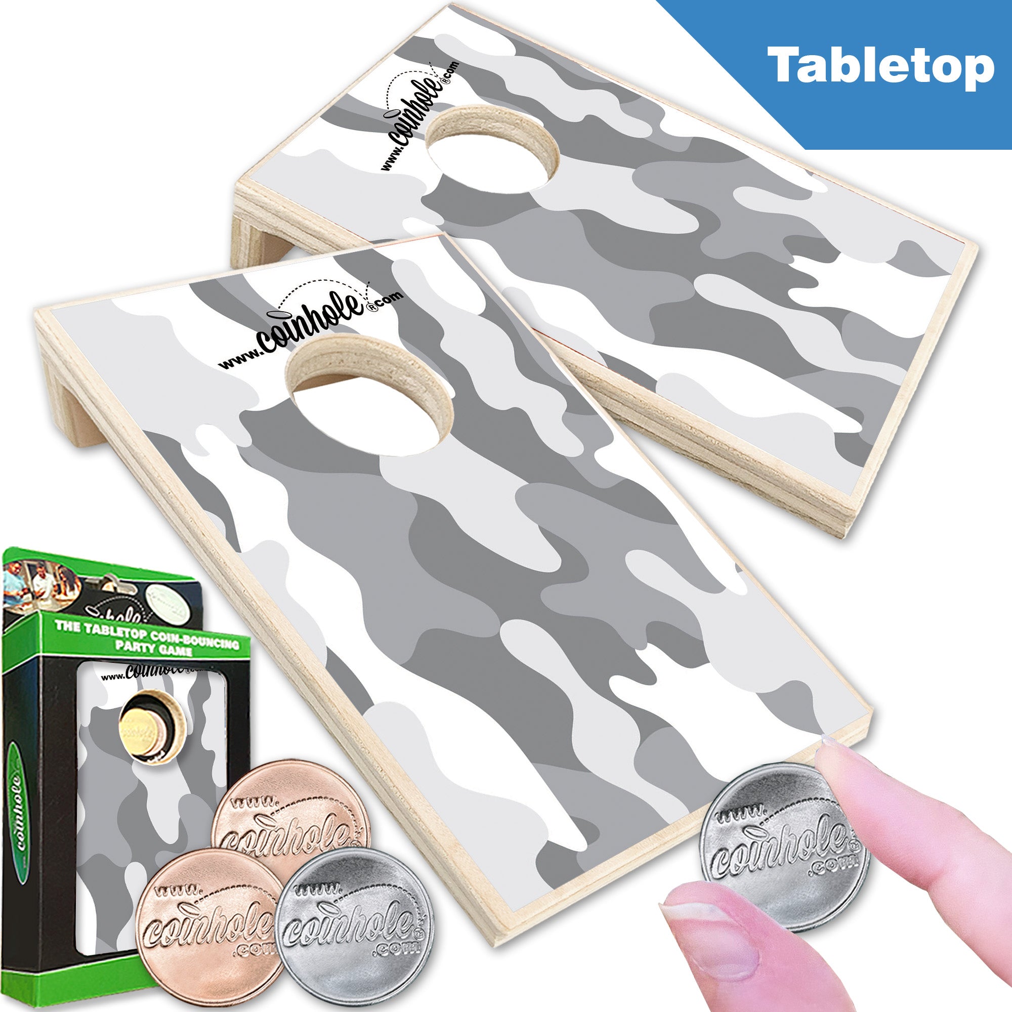 White Camo Coinhole®
