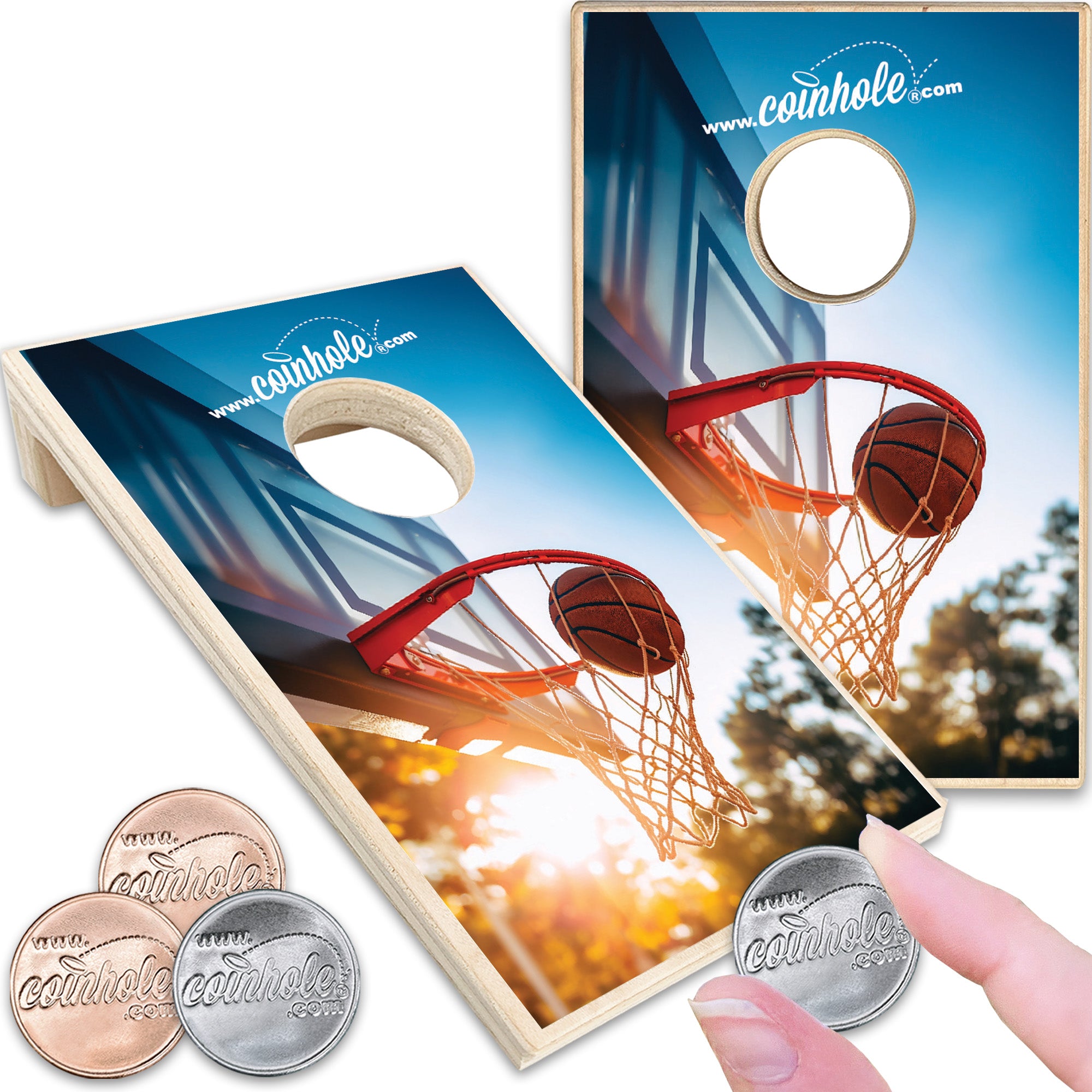 Basketball Hoop Coinhole®
