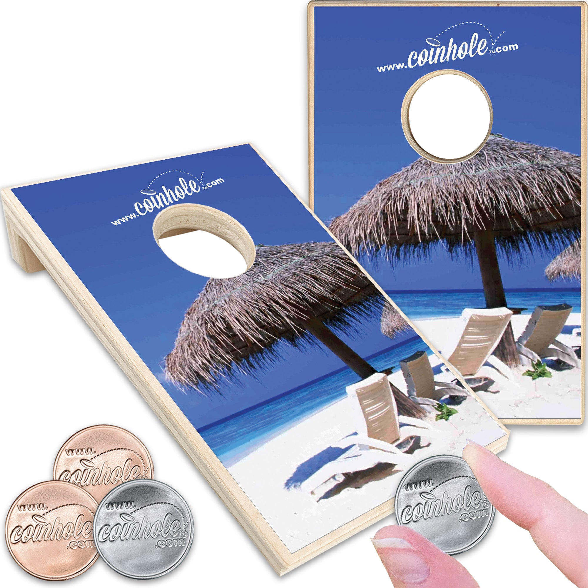 Beach Scene Coinhole®