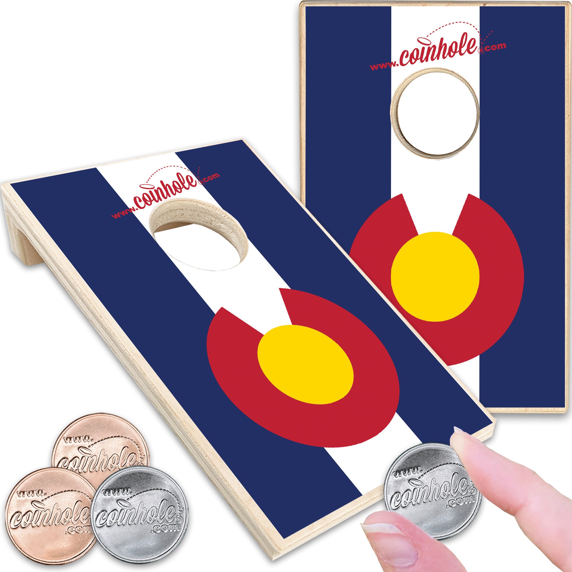 Colorado State Flag Coinhole®