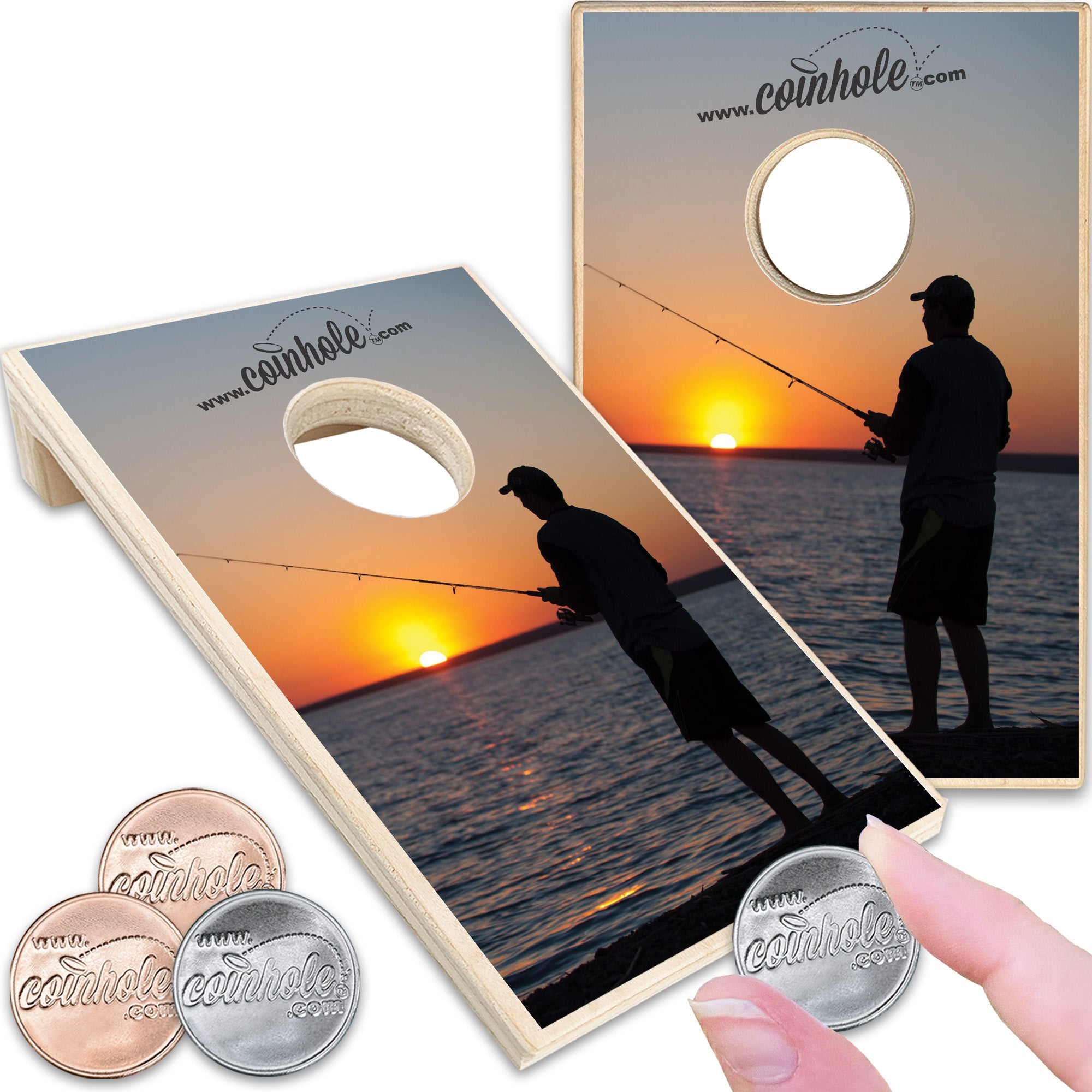 Fishing on the Beach Coinhole®